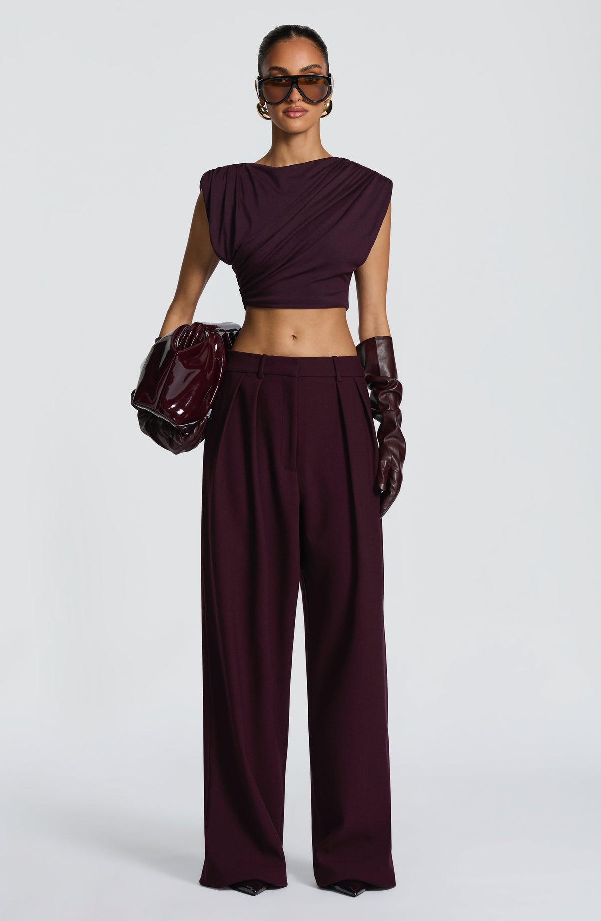 Amara Top - Plum - Napalia