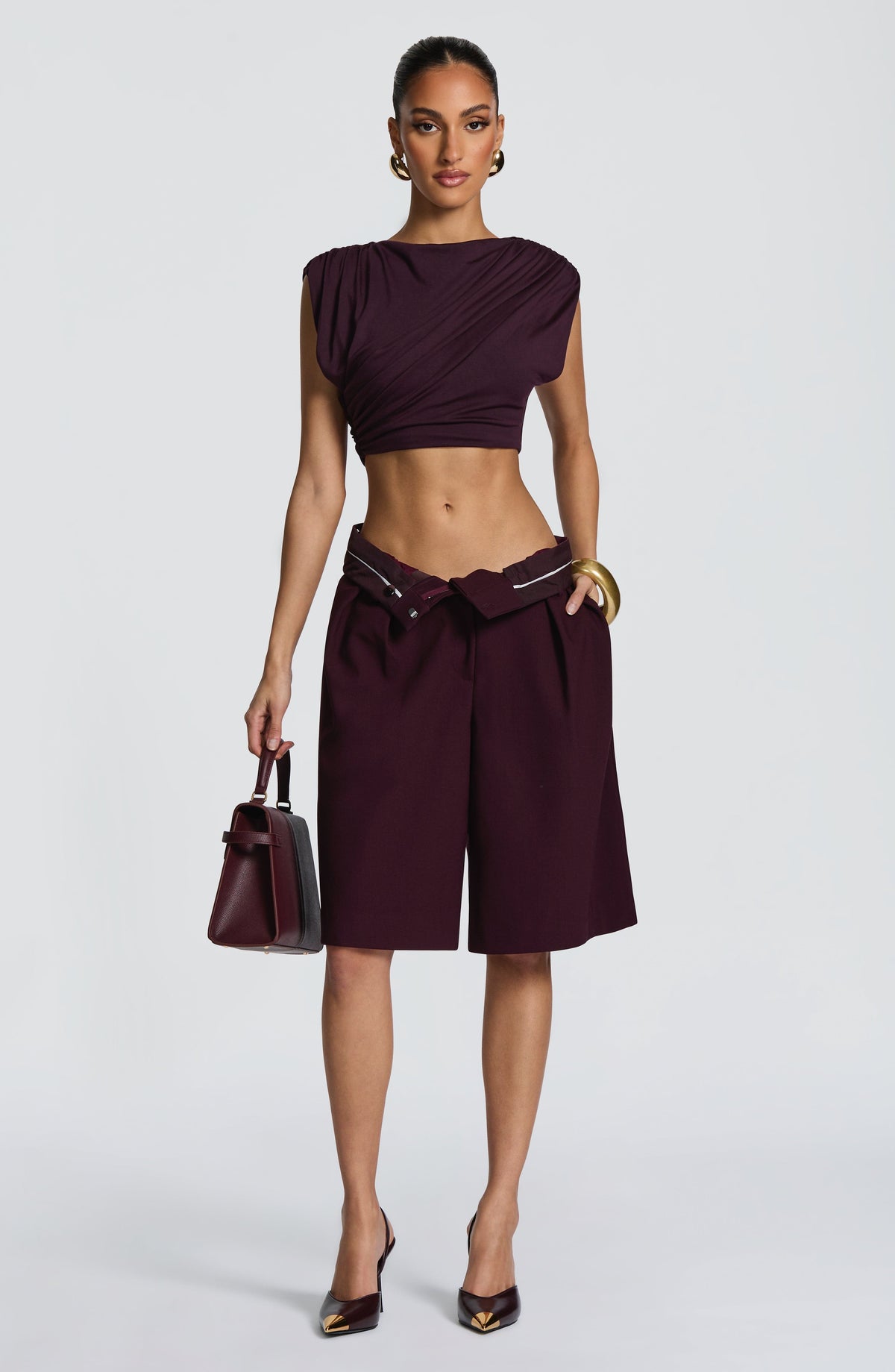 Amara Top - Plum - Napalia