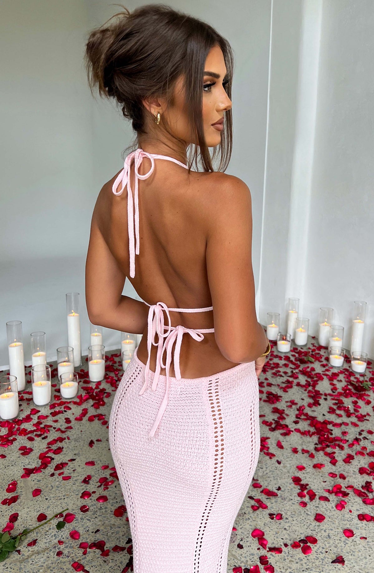 Arabella Maxi Dress - Blush - Napalia