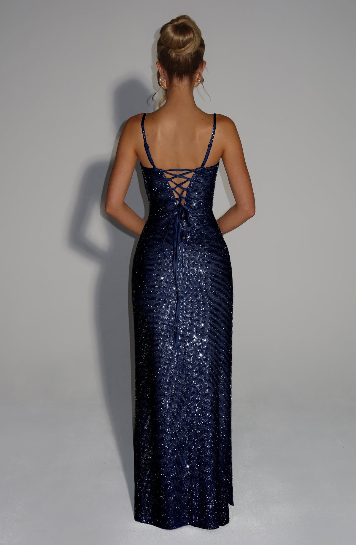 Ashton Maxi Dress - Navy - Napalia