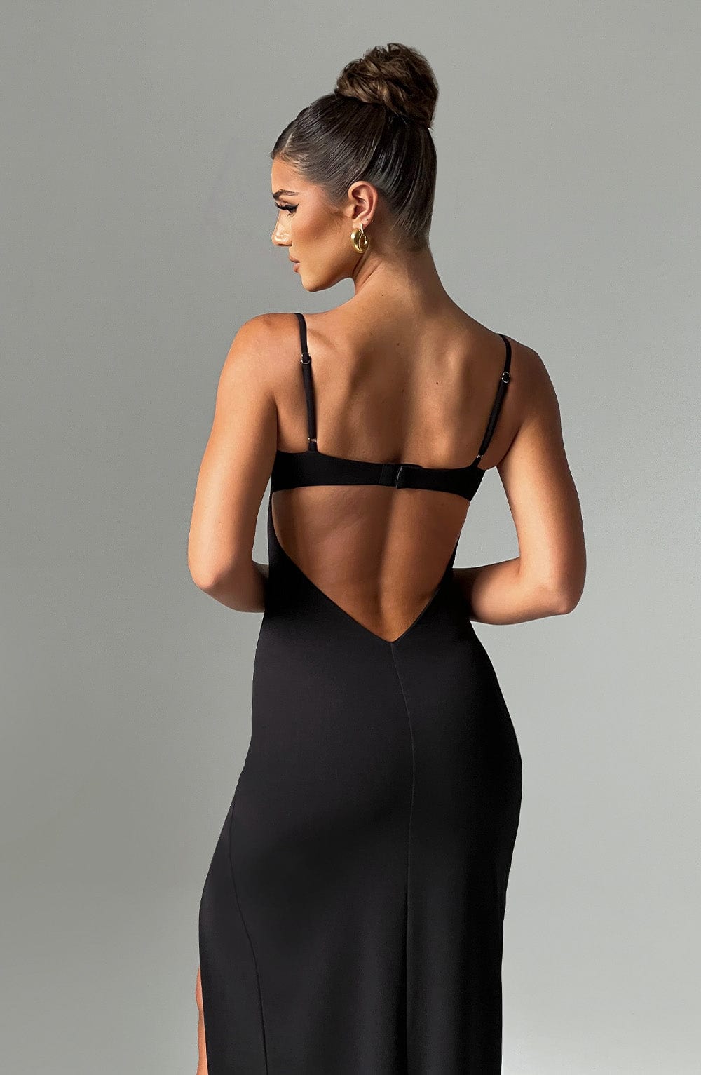Asteria Maxi Dress - Black - Napalia