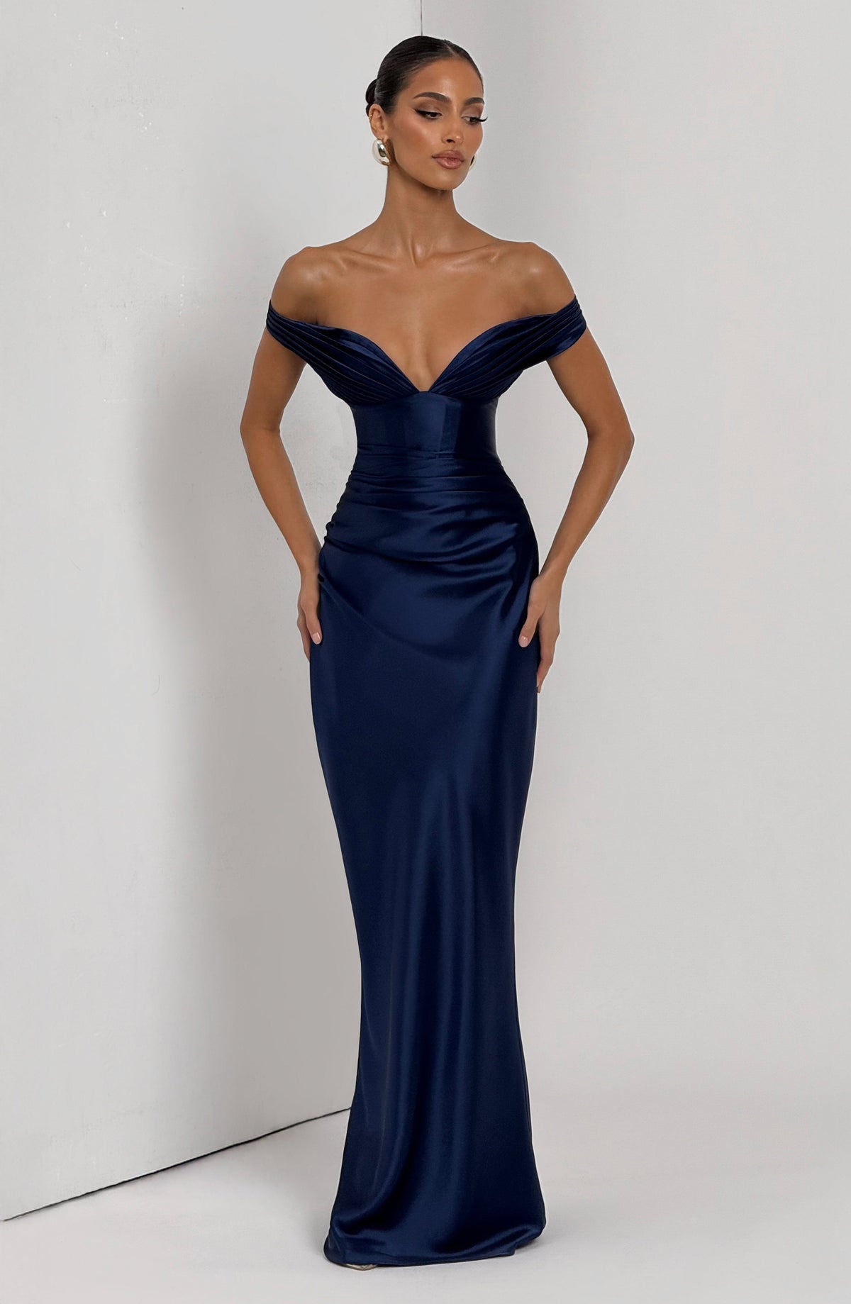 Aurelia Maxi Dress - Navy - Napalia