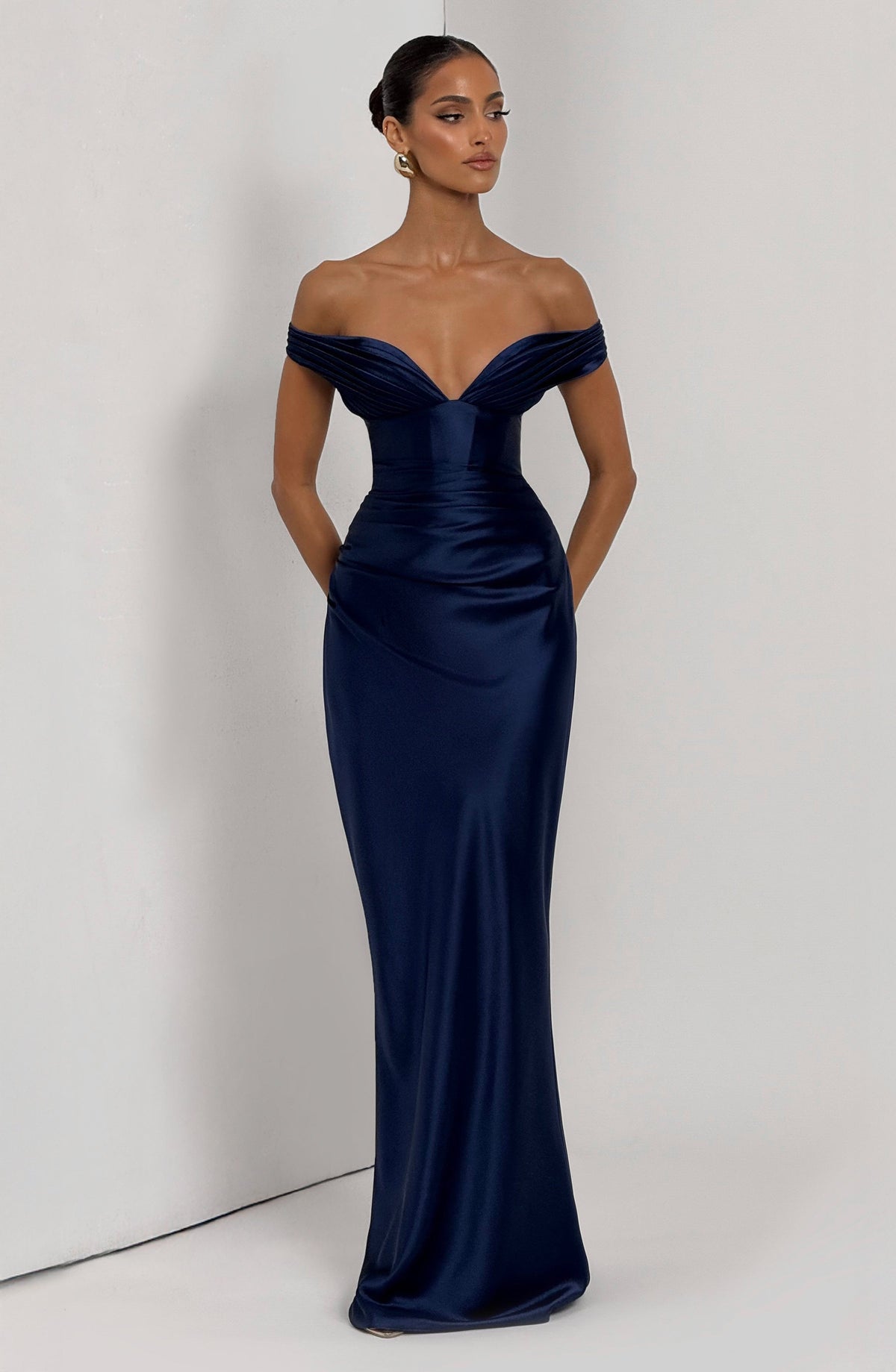 Aurelia Maxi Dress - Navy - Napalia