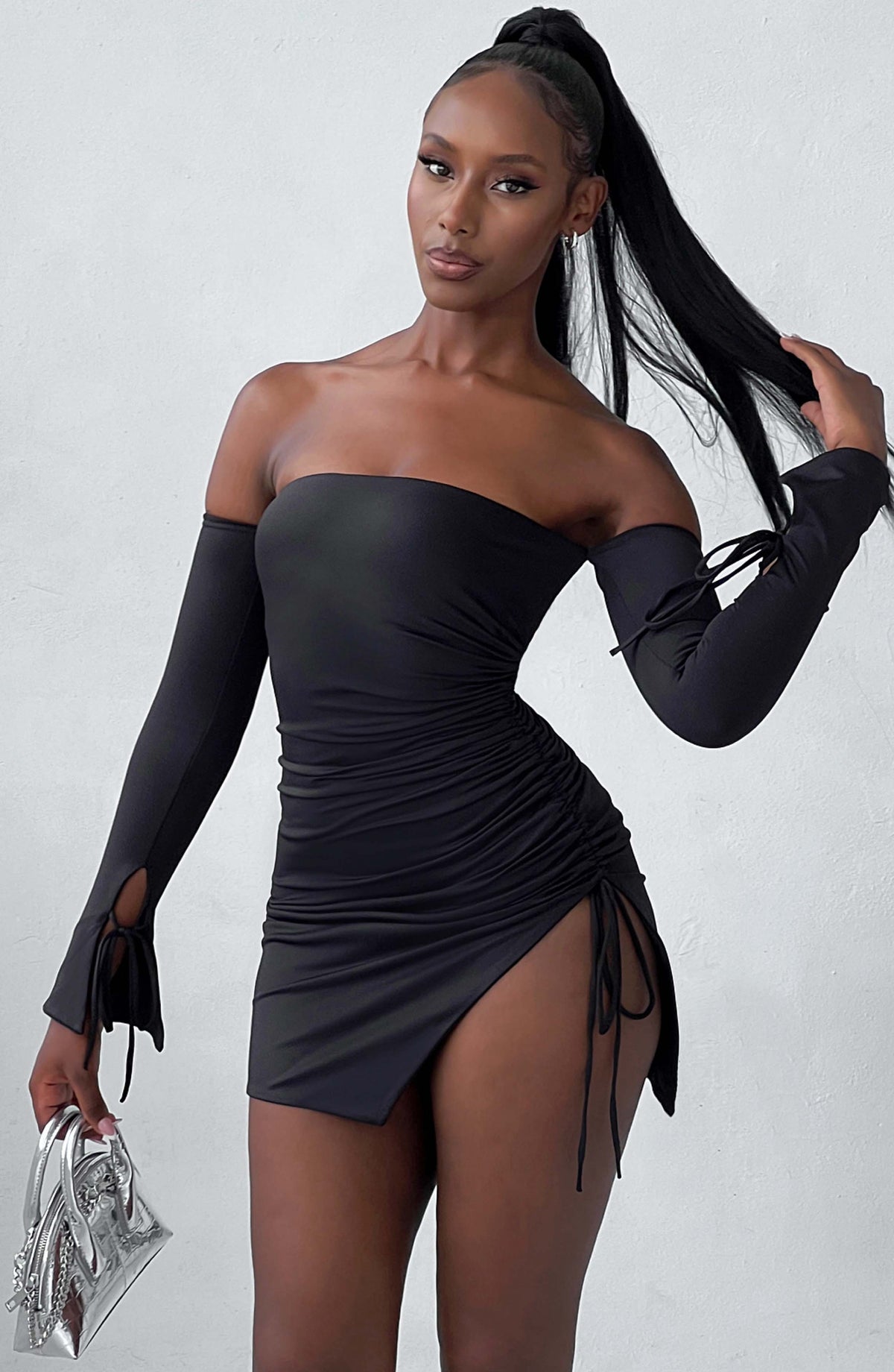 Becca Mini Dress - Black - Napalia