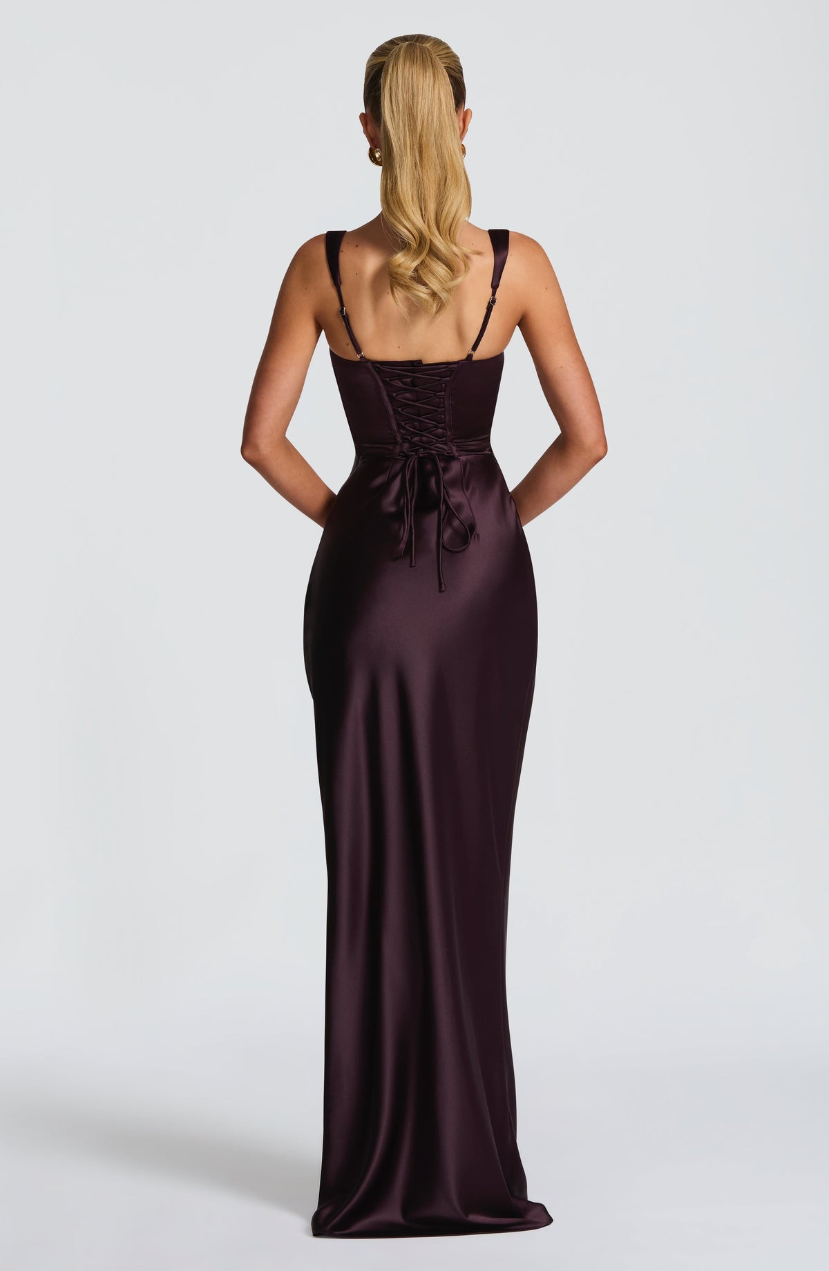 Calanthe Maxi Dress - Plum - Napalia