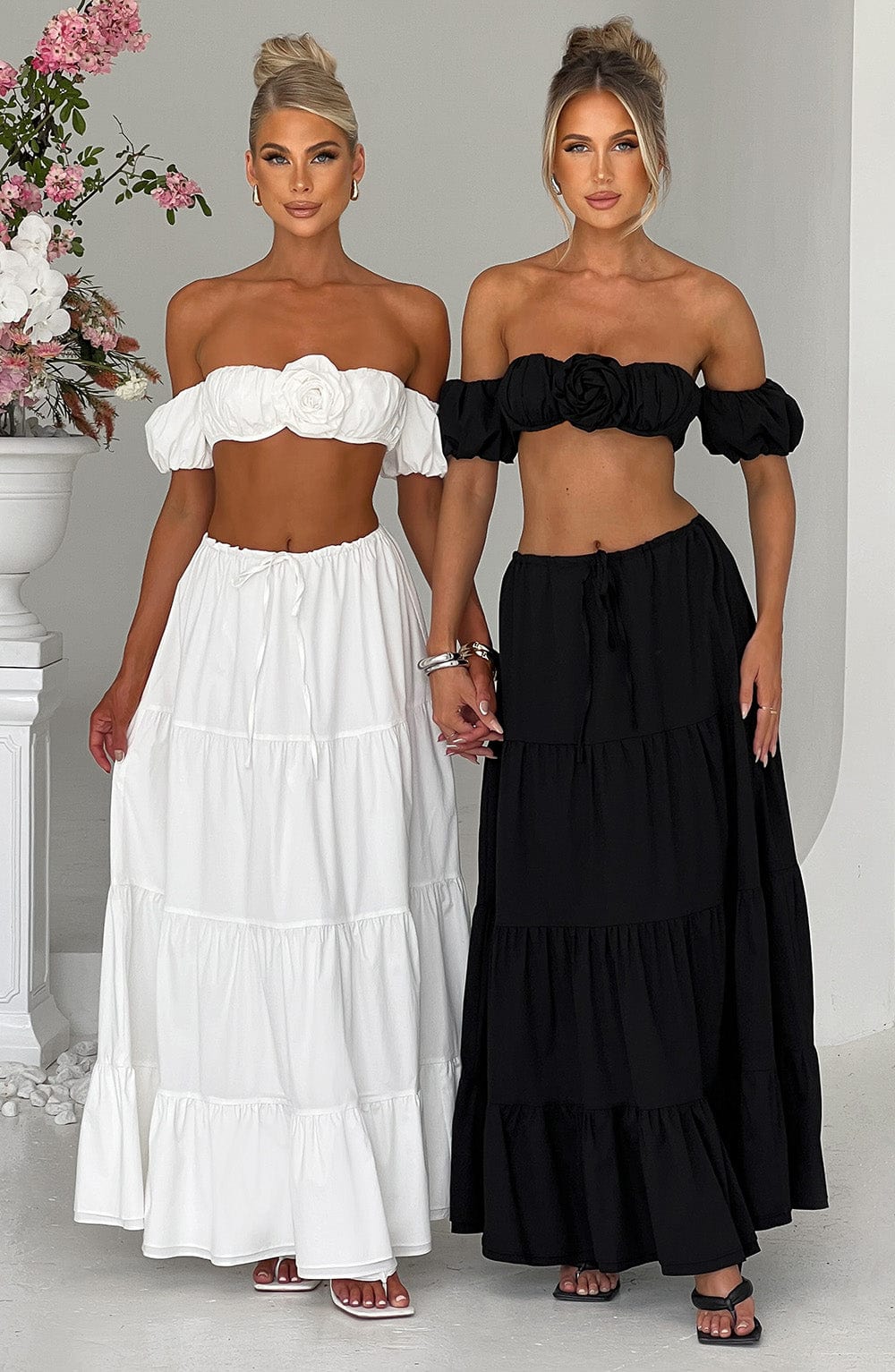 Carmen Maxi Skirt - Black - Napalia