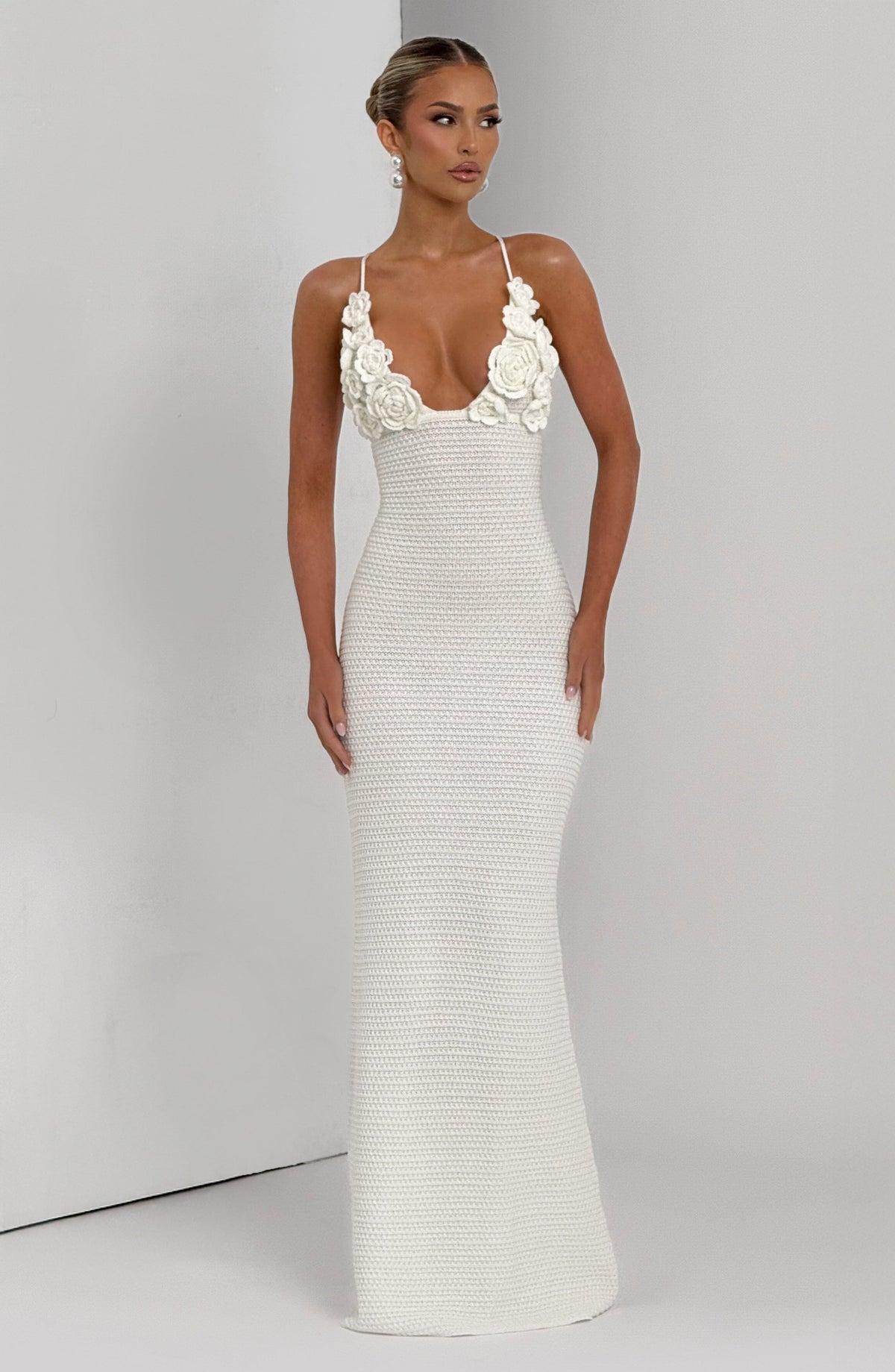 Celaena Maxi Dress - Ivory - Napalia