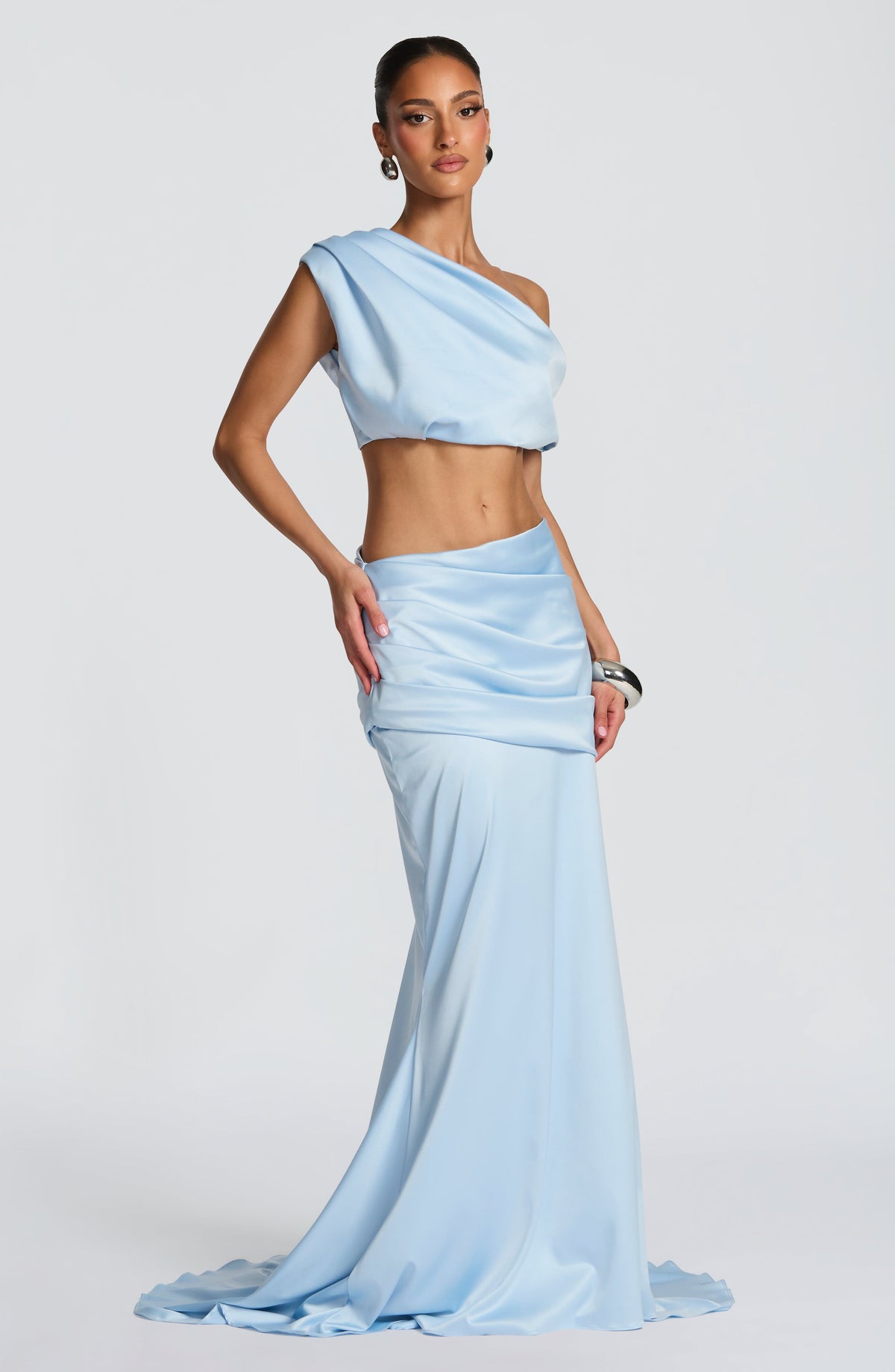 Edwina Top - Glacier Blue - Napalia