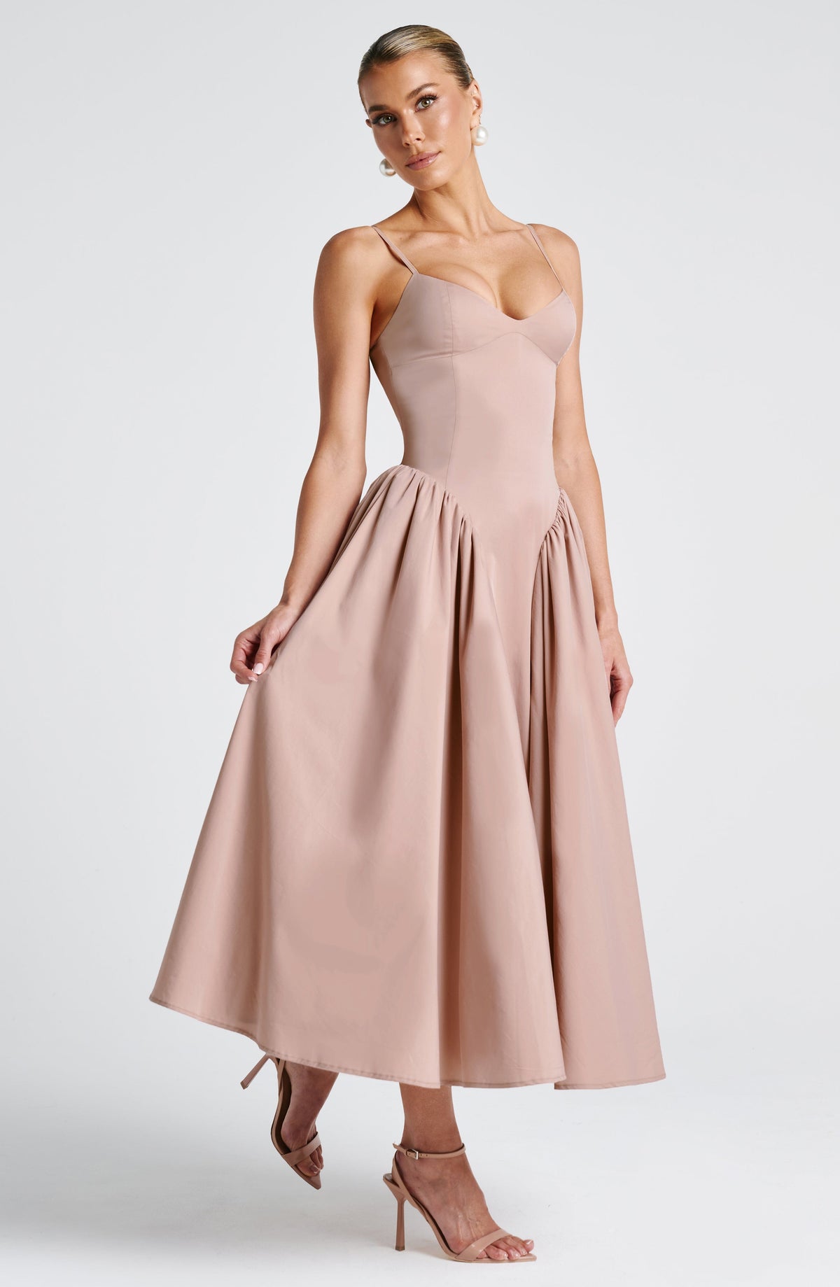 Emerson Midi Dress - Clay - Napalia