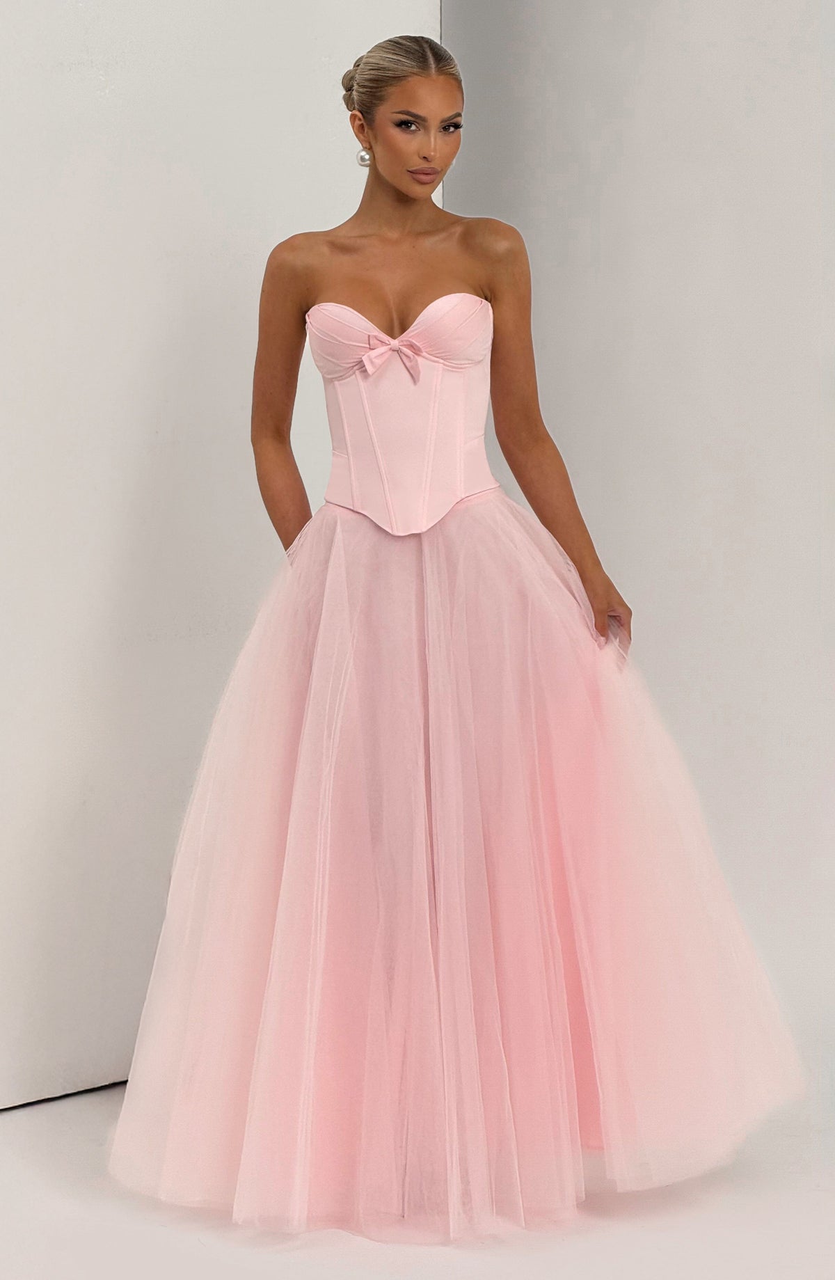 Ethel Maxi Skirt - Blush - Napalia