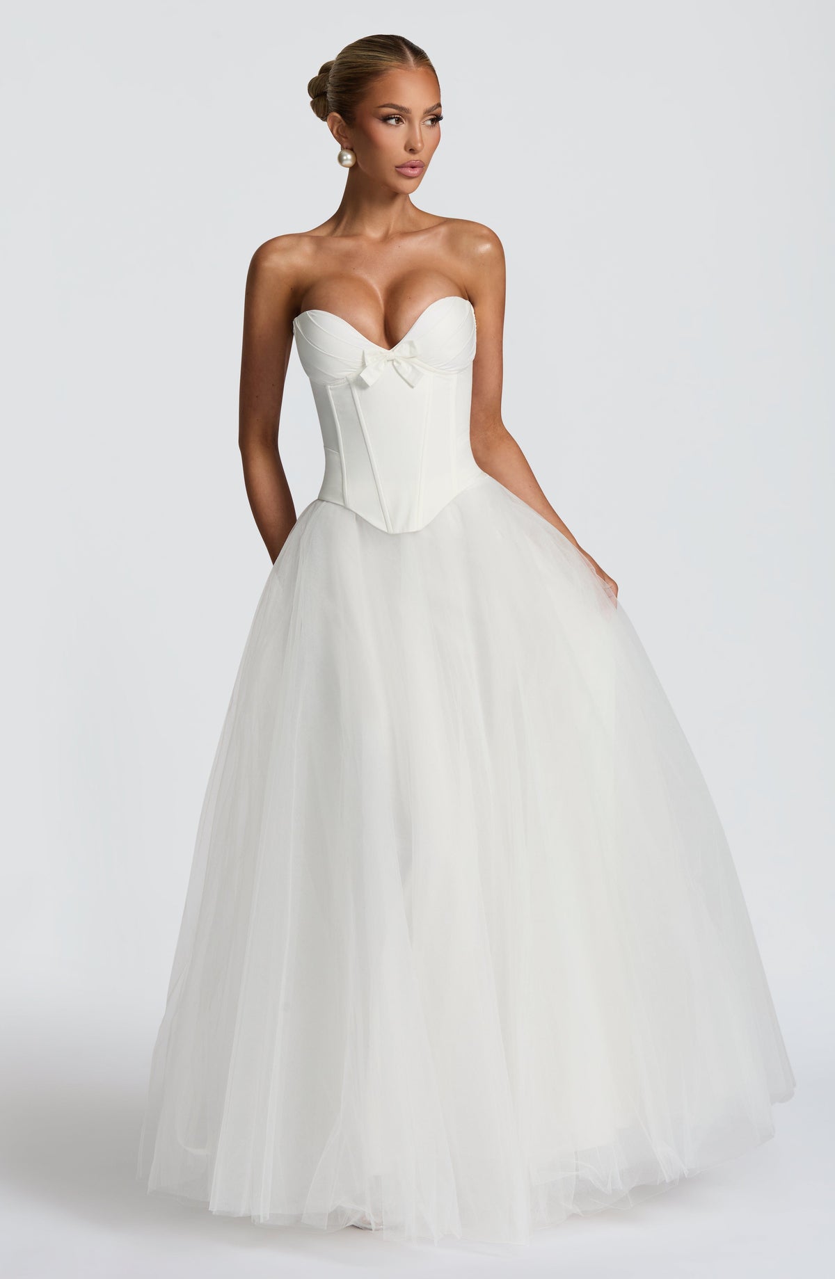 Ethel Maxi Skirt - Ivory - Napalia