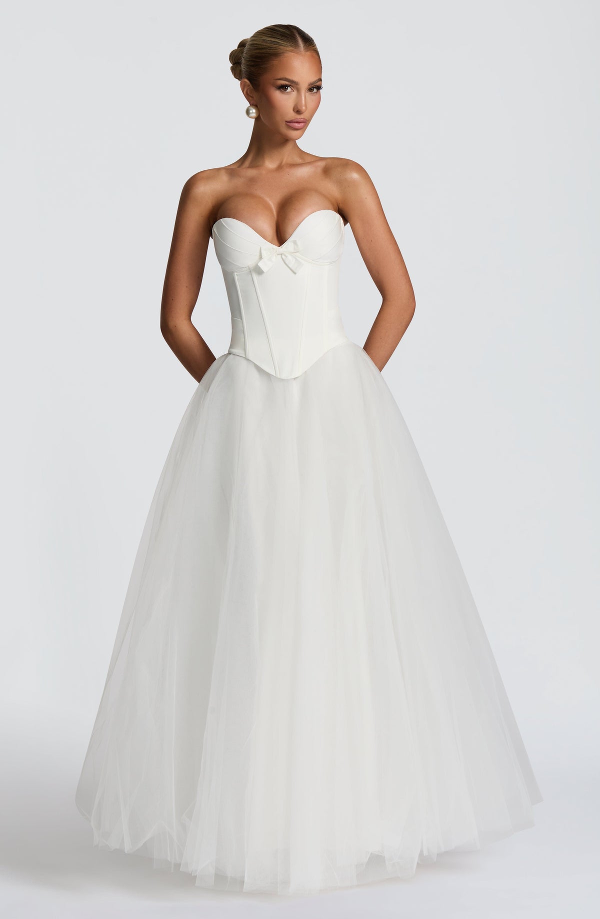 Ethel Maxi Skirt - Ivory - Napalia
