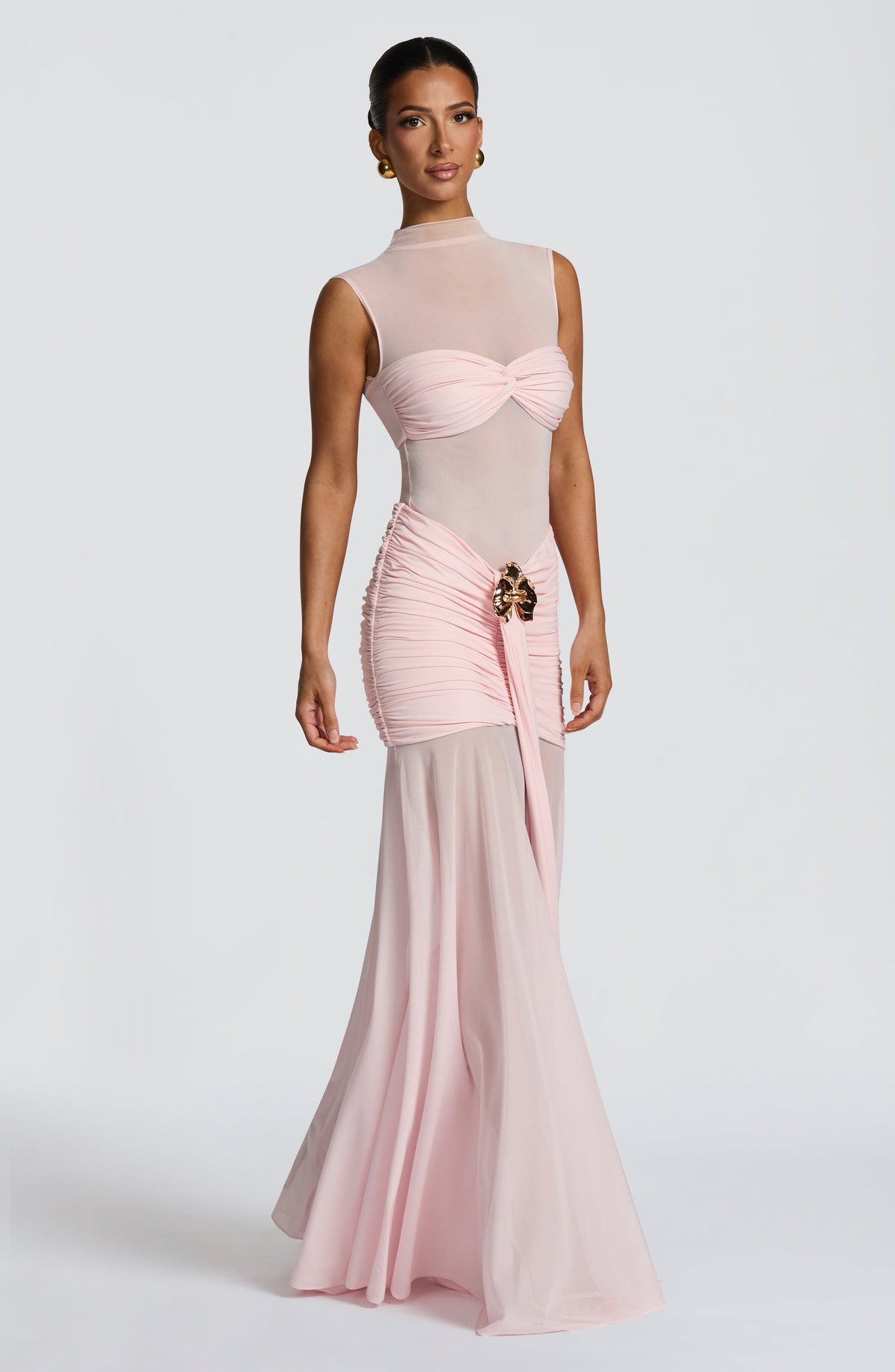 Fae Maxi Skirt - Blush - Napalia