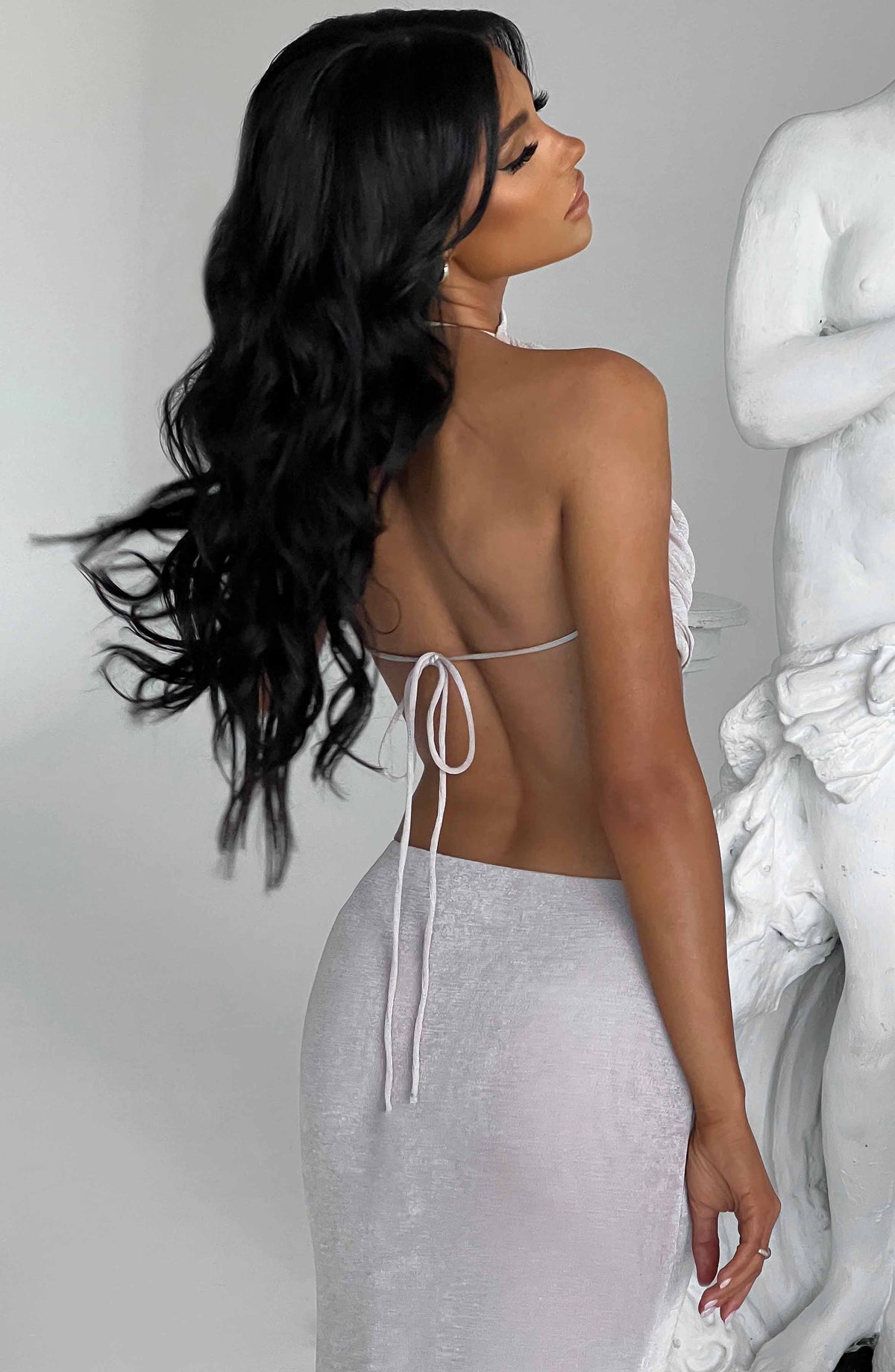 Fifi Maxi Skirt - Champagne - Napalia