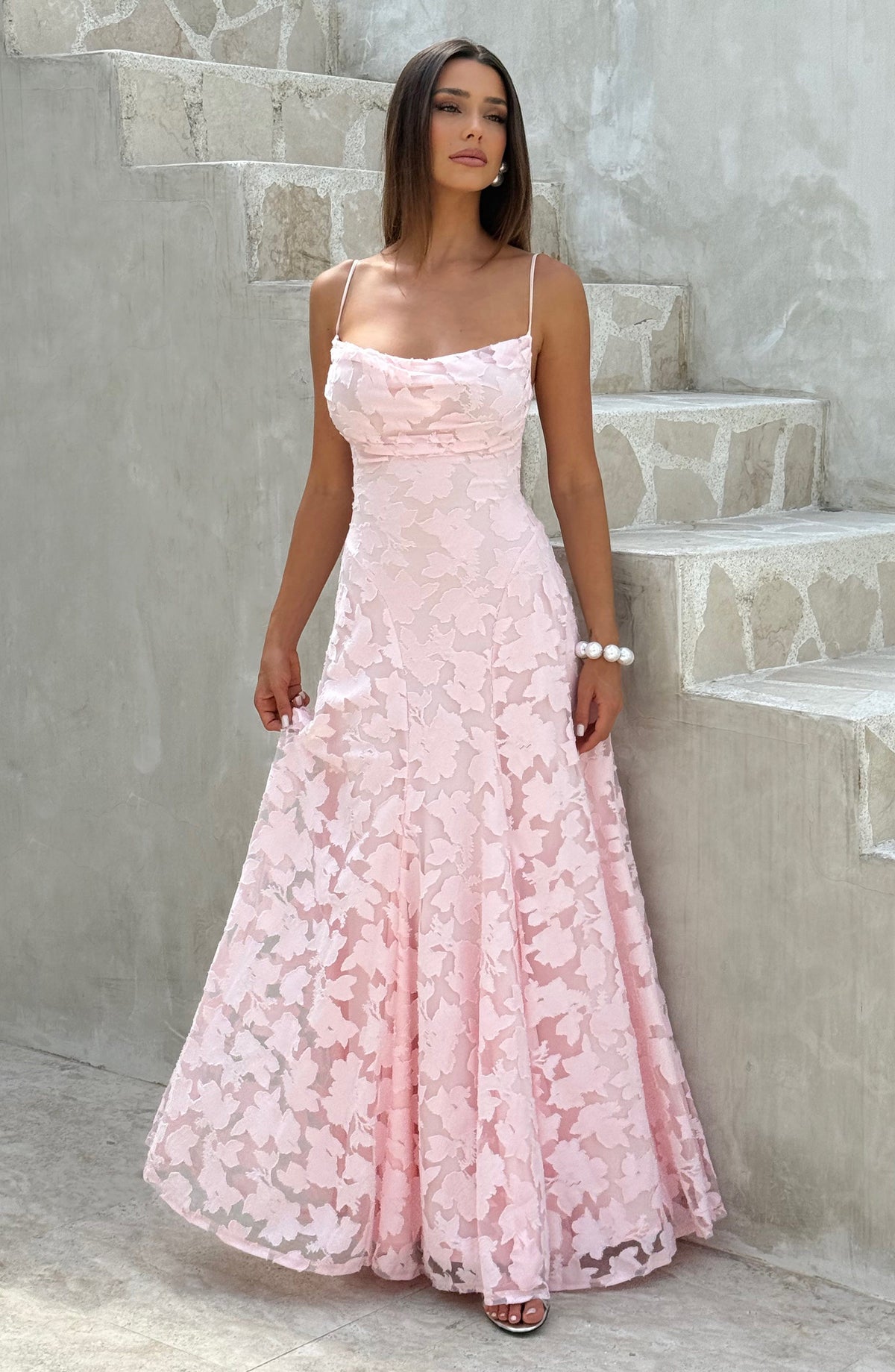 Francis Maxi Dress - Blush - Napalia