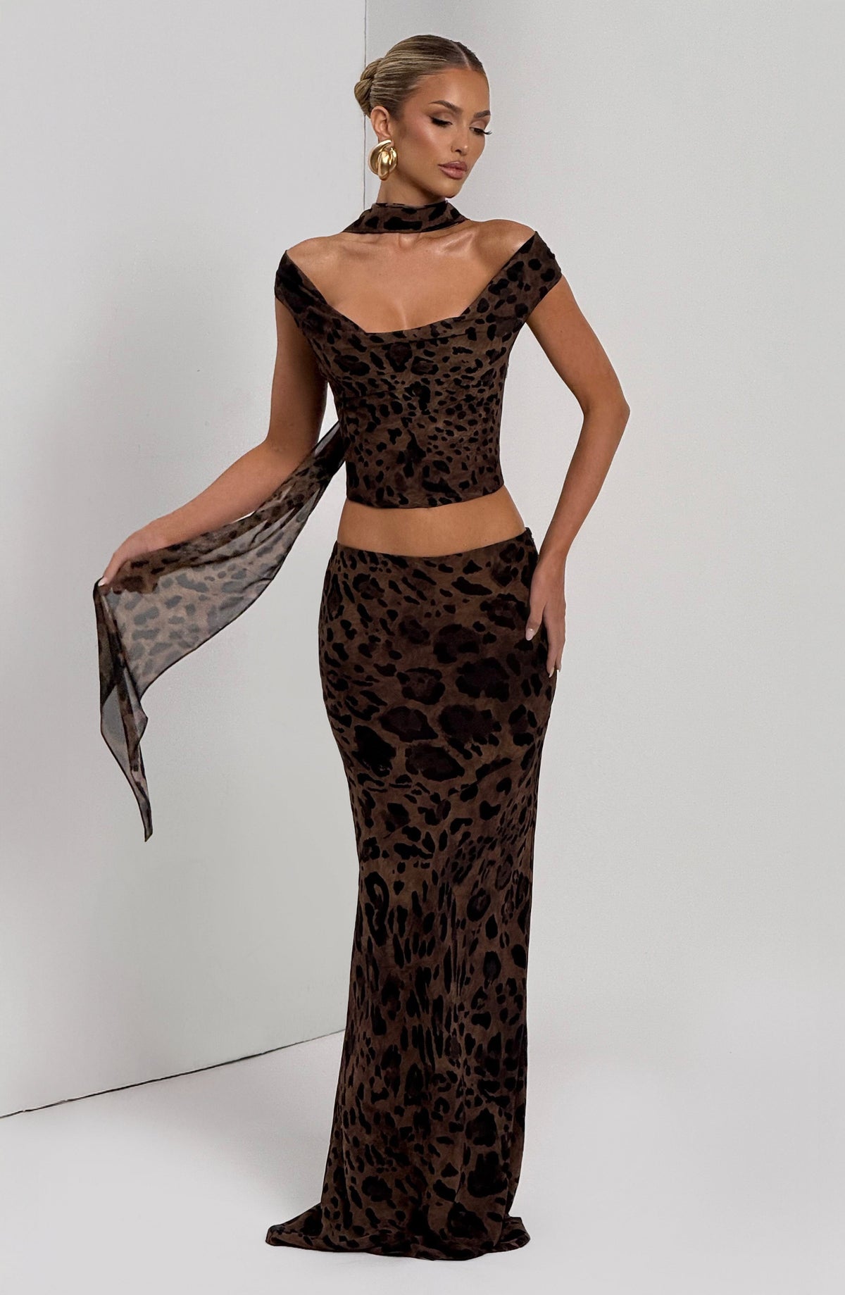 Freda Scarf - Leopard Print - Napalia