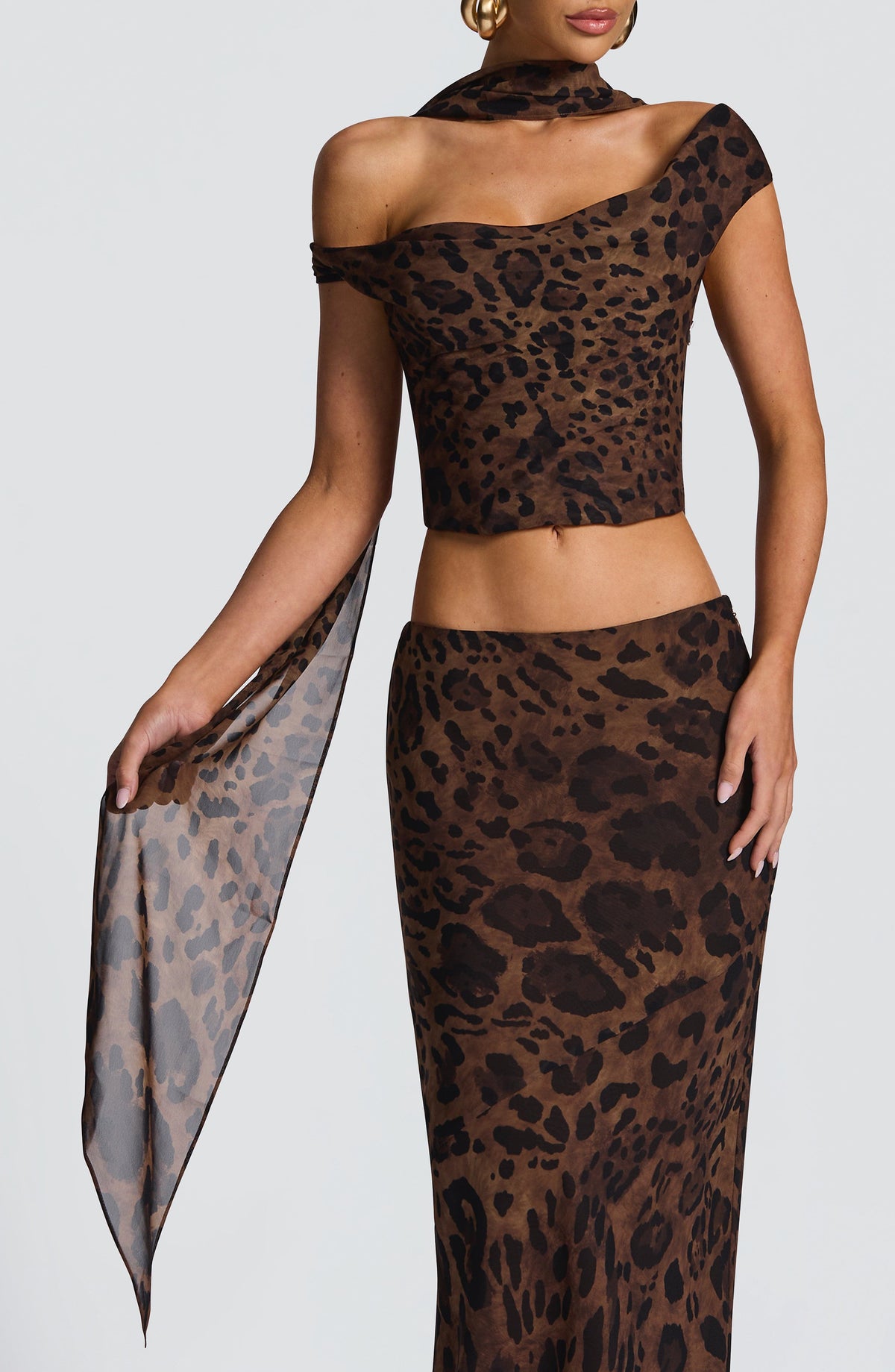 Freda Scarf - Leopard Print - Napalia