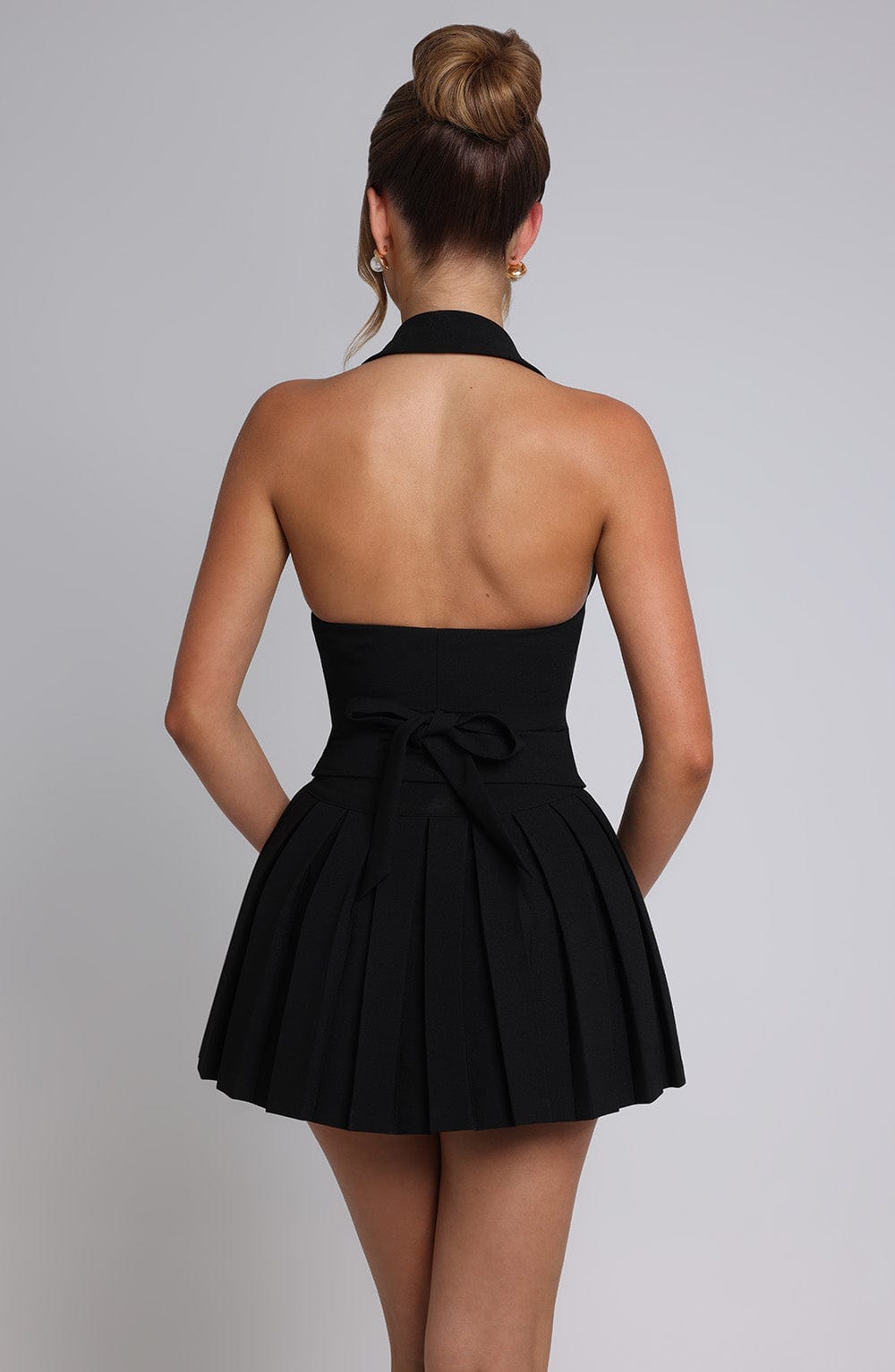 Gretchen Mini Skirt - Black - Napalia