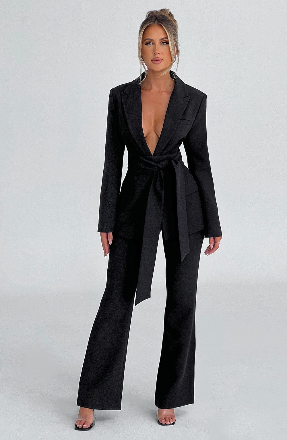 Hazel Suit Jacket - Black - Napalia