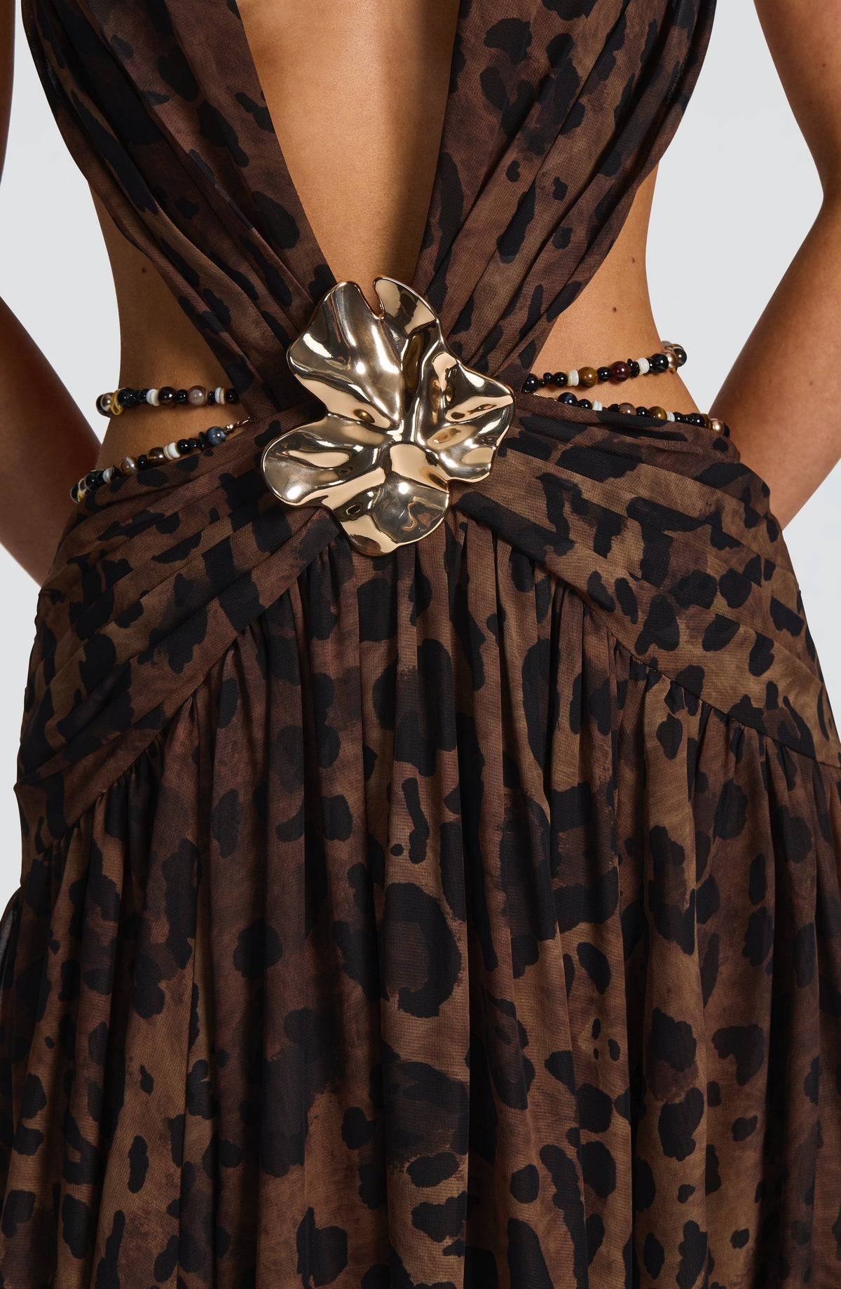 Indianna Maxi Dress - Leopard Print - Napalia