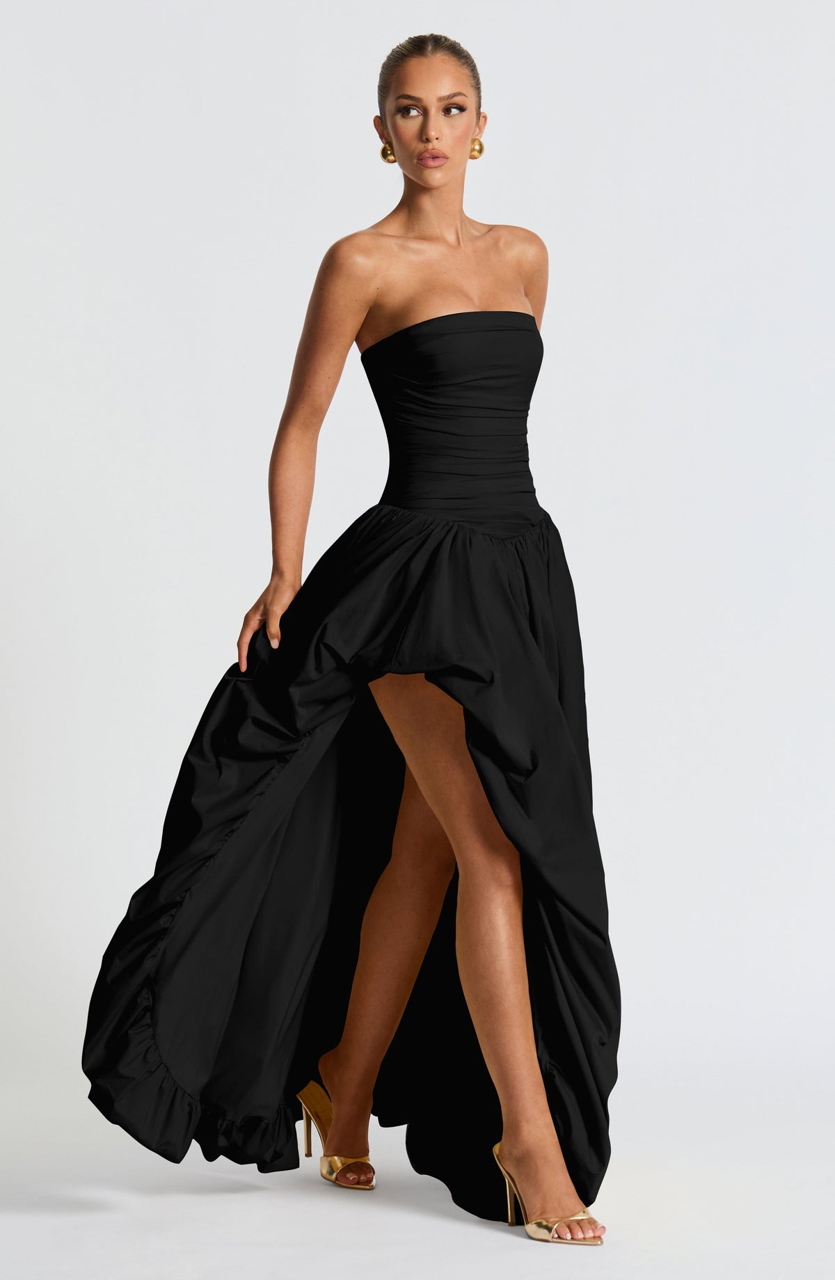Jillian Maxi Dress - Black - Napalia