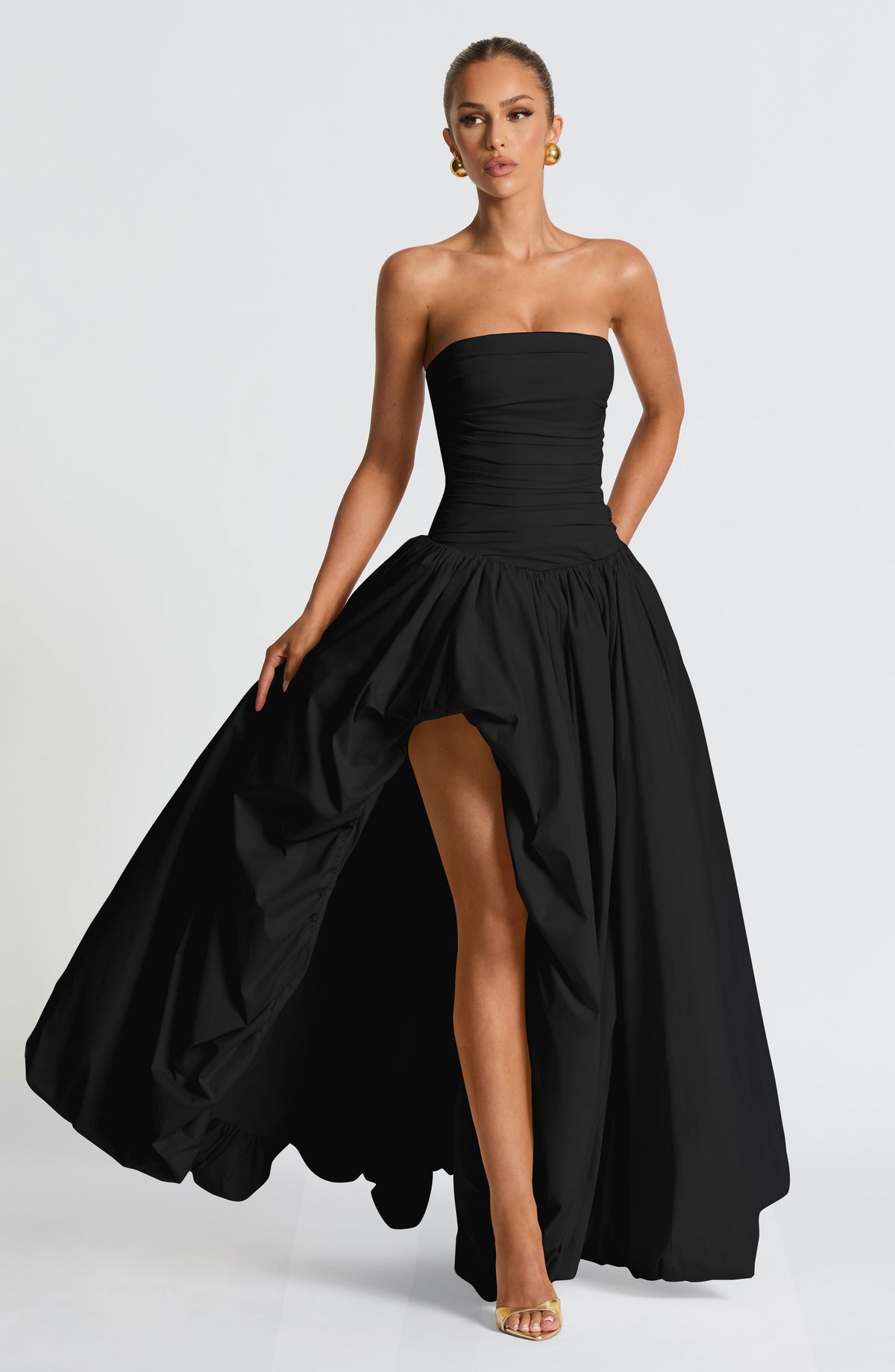 Jillian Maxi Dress - Black - Napalia
