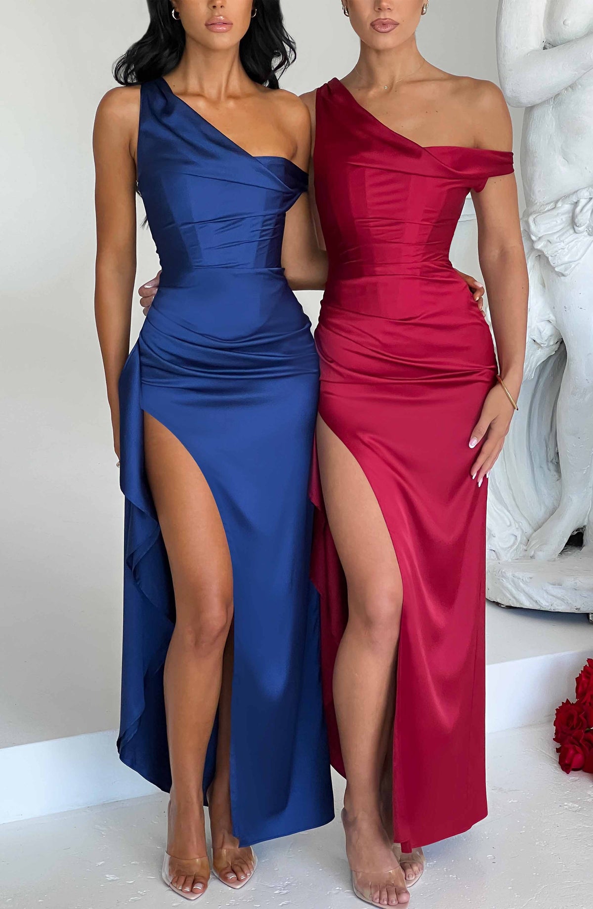 Juliene Maxi Dress - Navy - Napalia