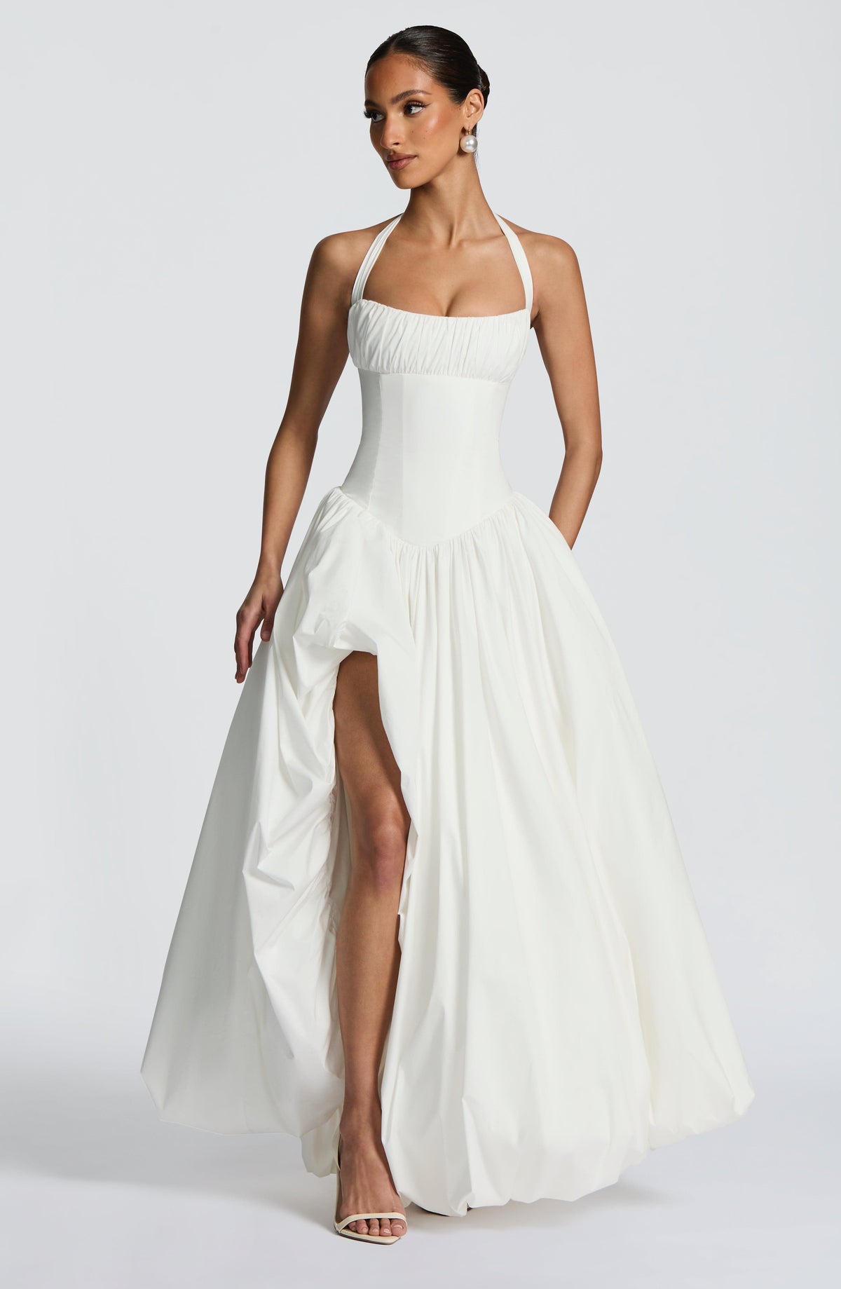 Keira Maxi Dress - Ivory - Napalia