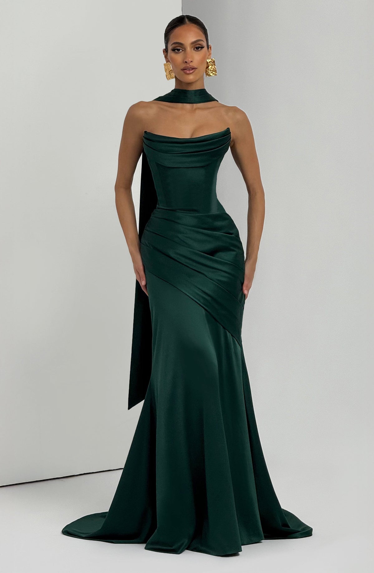 Kensington Maxi Dress - Emerald - Napalia