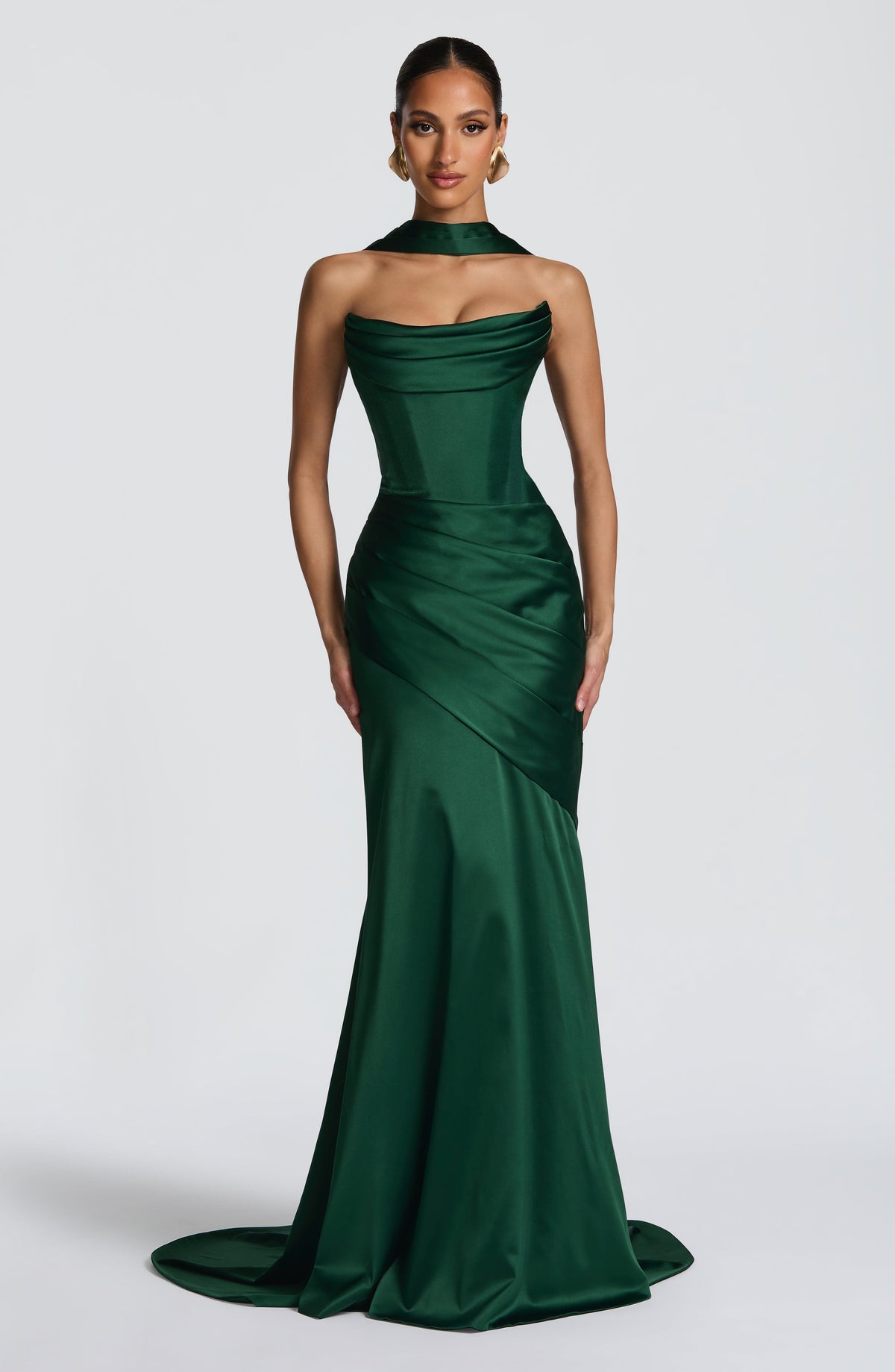 Kensington Maxi Dress - Emerald - Napalia
