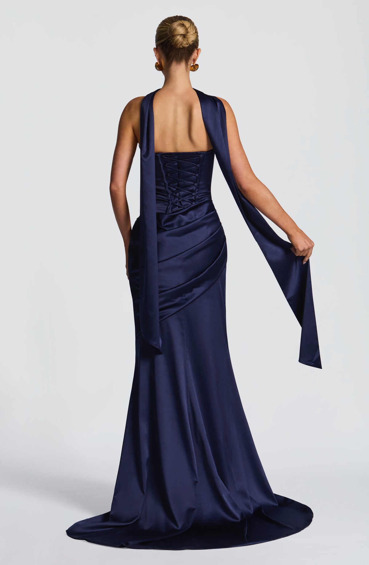 Kensington Maxi Dress - Navy - Napalia