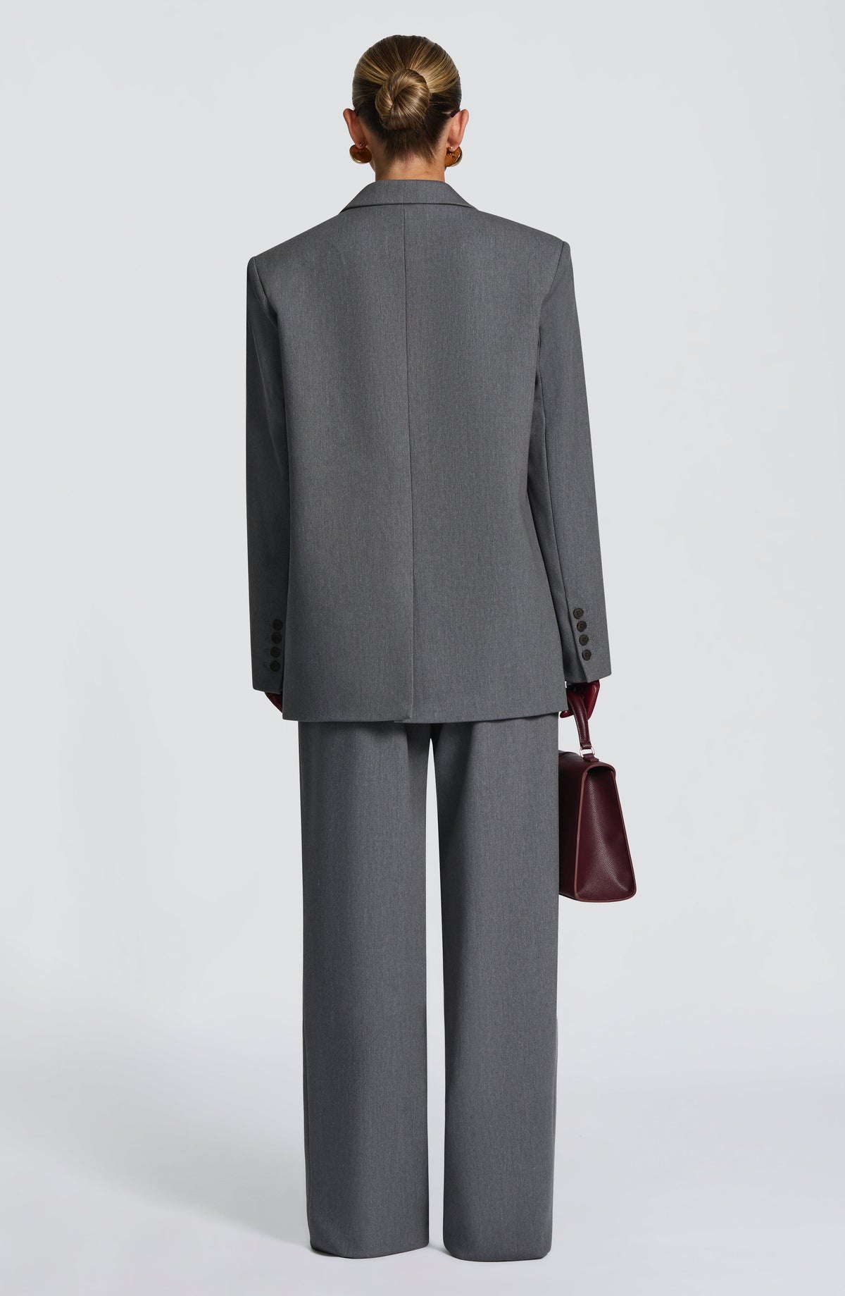 Kirsty Pants - Grey Marl - Napalia