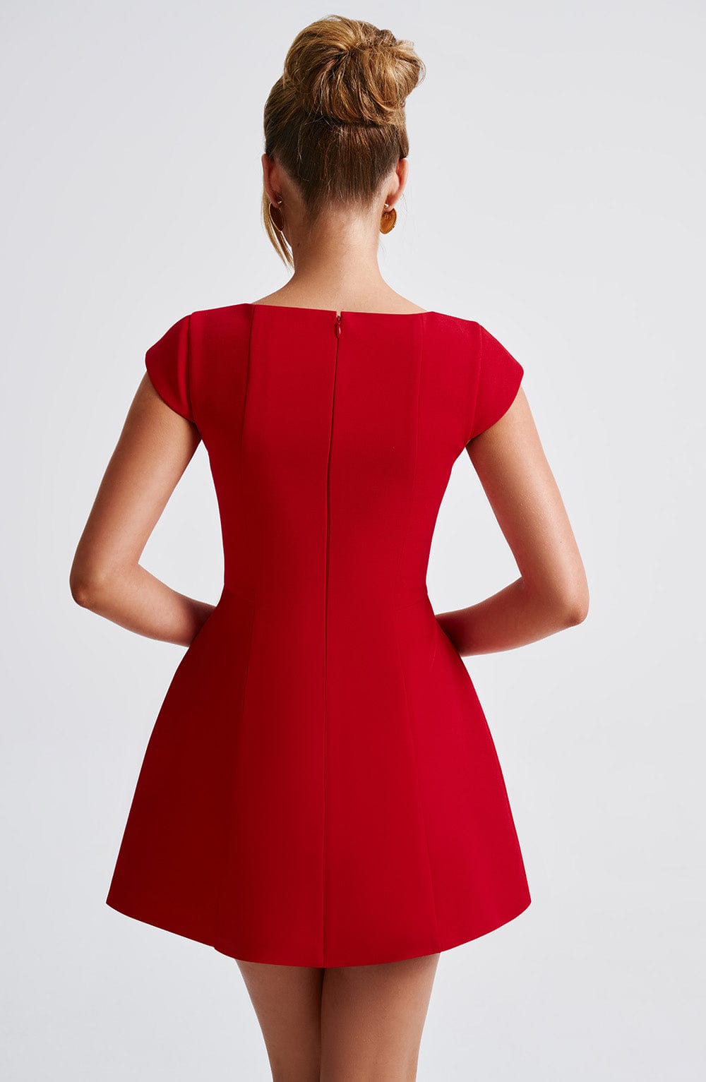 Lena Mini Dress - Red - Napalia