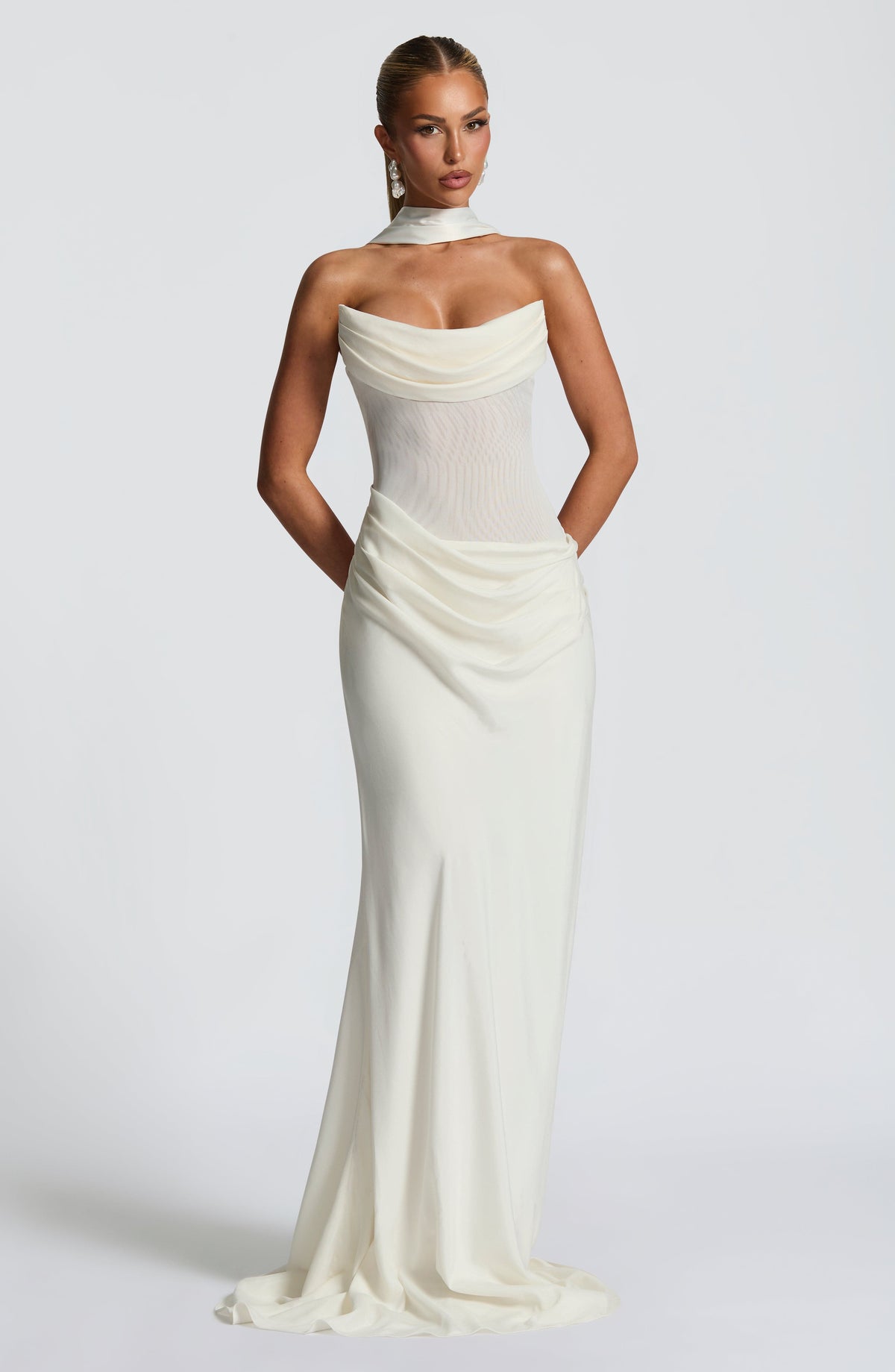 Liora Maxi Dress - Ivory - Napalia