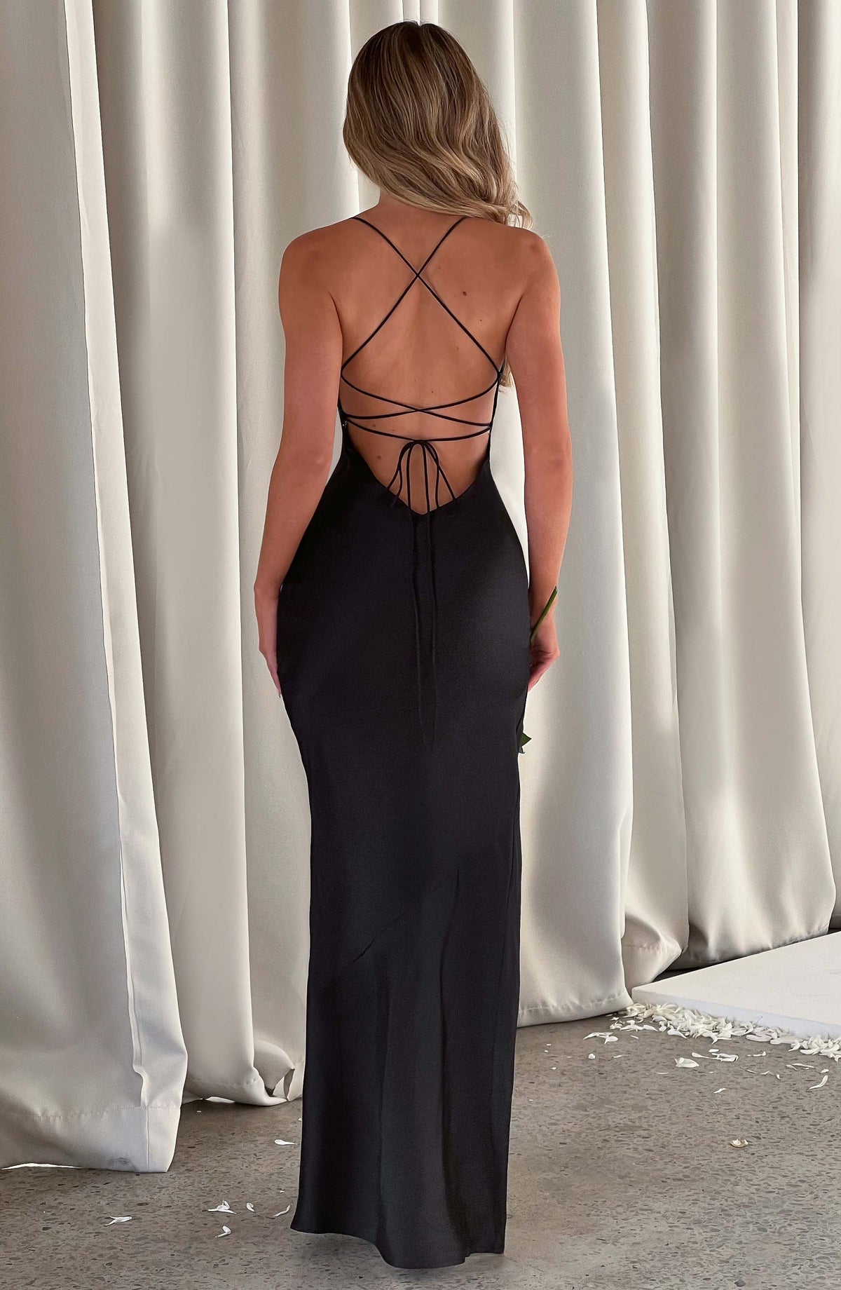 Misha Maxi Dress - Black - Napalia