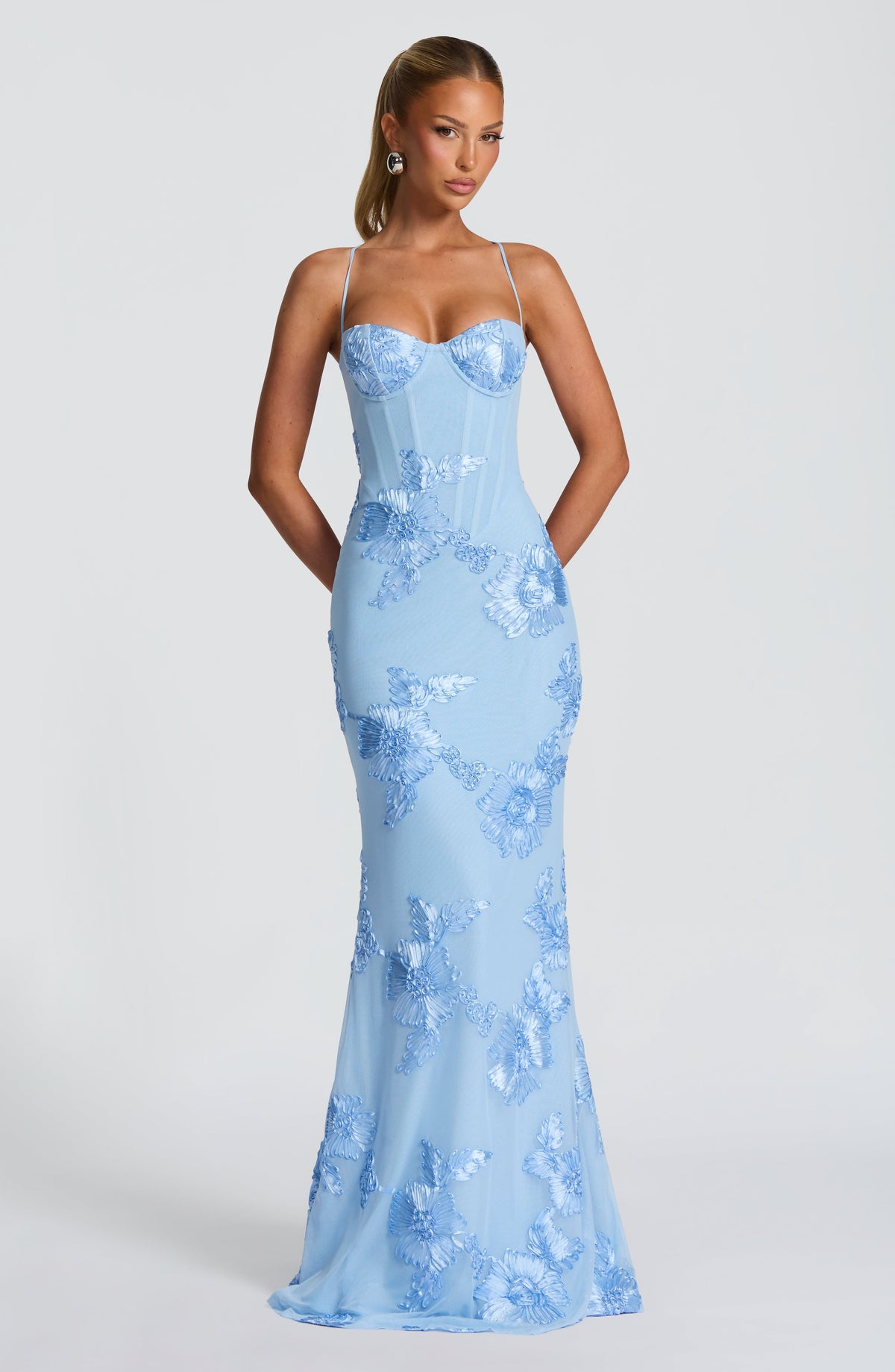 Nefertiti Maxi Dress - Glacier Blue - Napalia