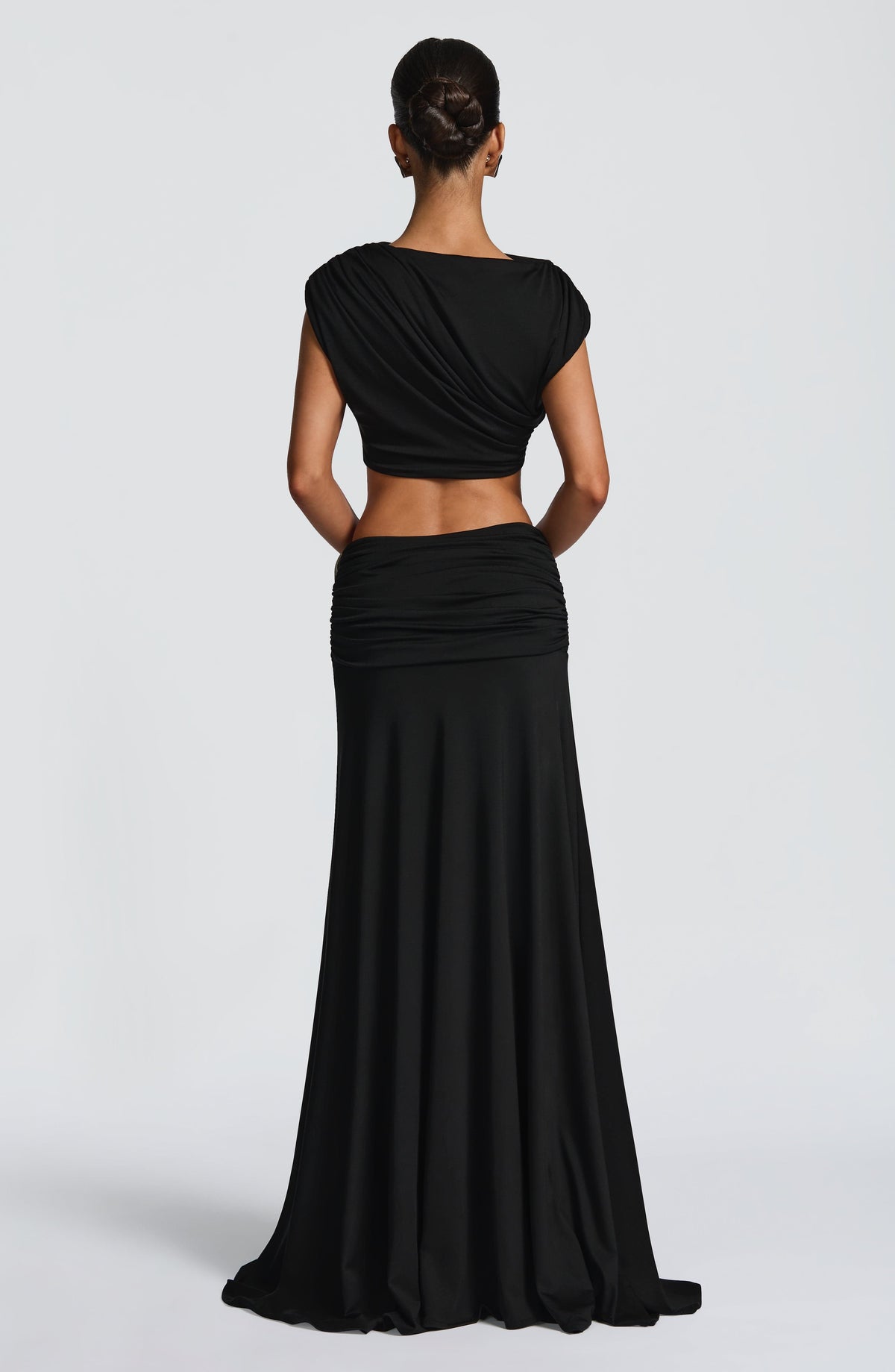 Paige Maxi Skirt - Black - Napalia