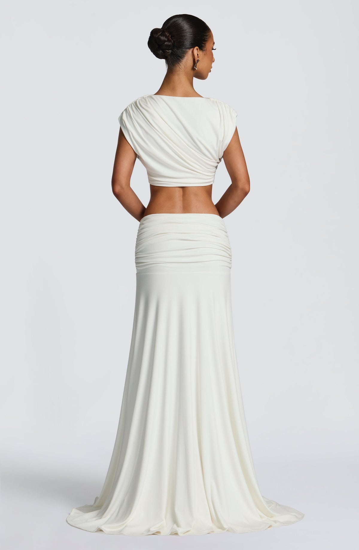 Paige Maxi Skirt - Ivory - Napalia