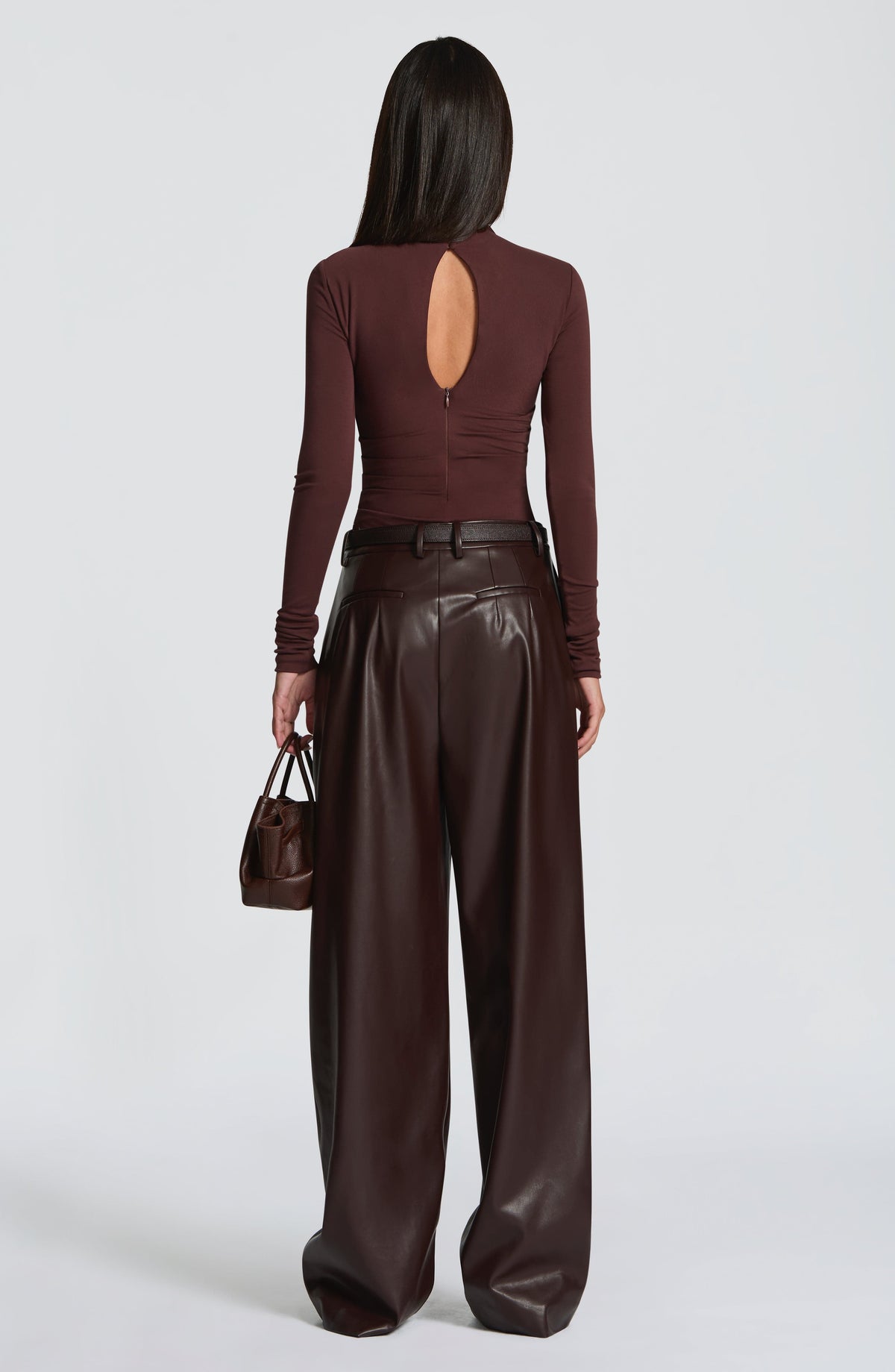 Pearson Bodysuit - Plum Brown - Napalia
