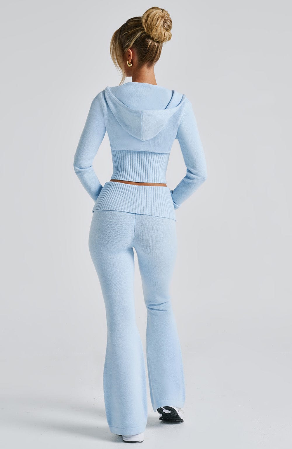 Portia Knit Pants - Baby Blue - Napalia