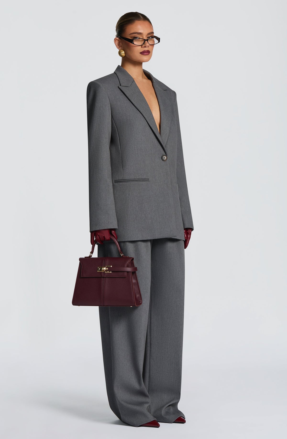 Reece Blazer - Grey Marl - Napalia