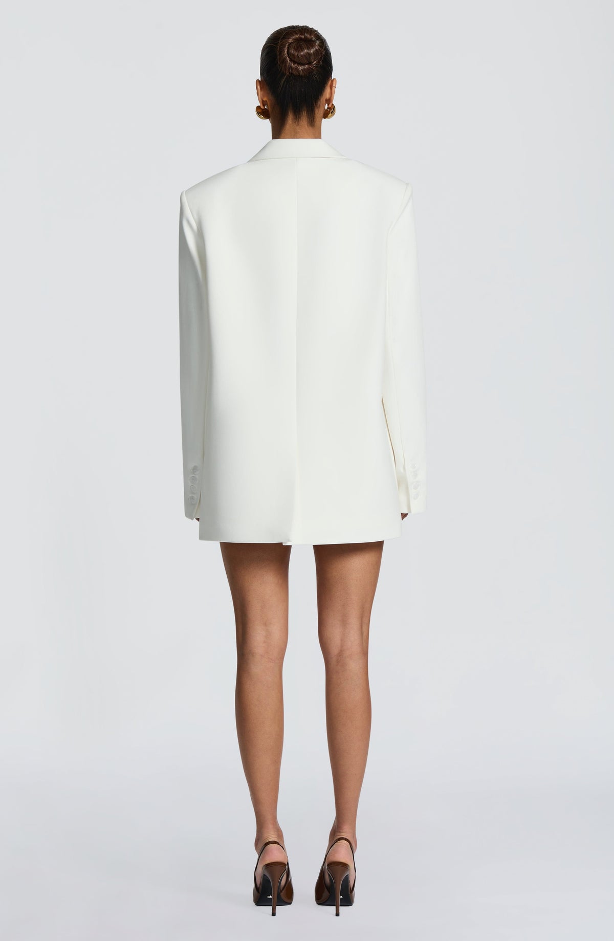 Reece Blazer - Ivory - Napalia