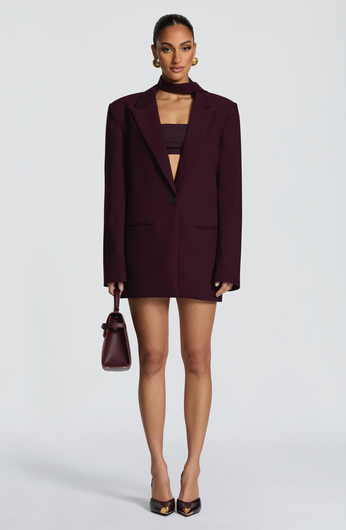 Reece Blazer - Plum - Napalia