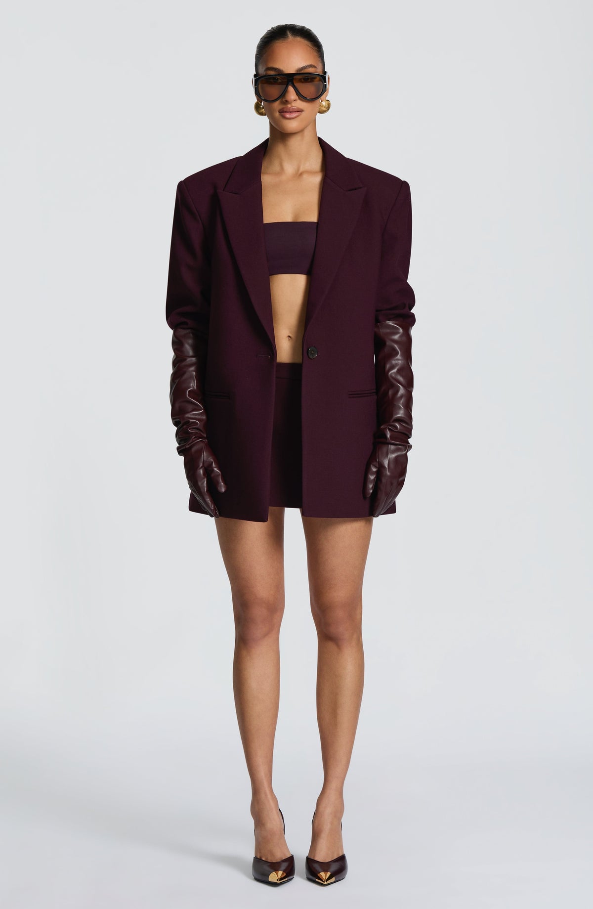 Reece Blazer - Plum - Napalia