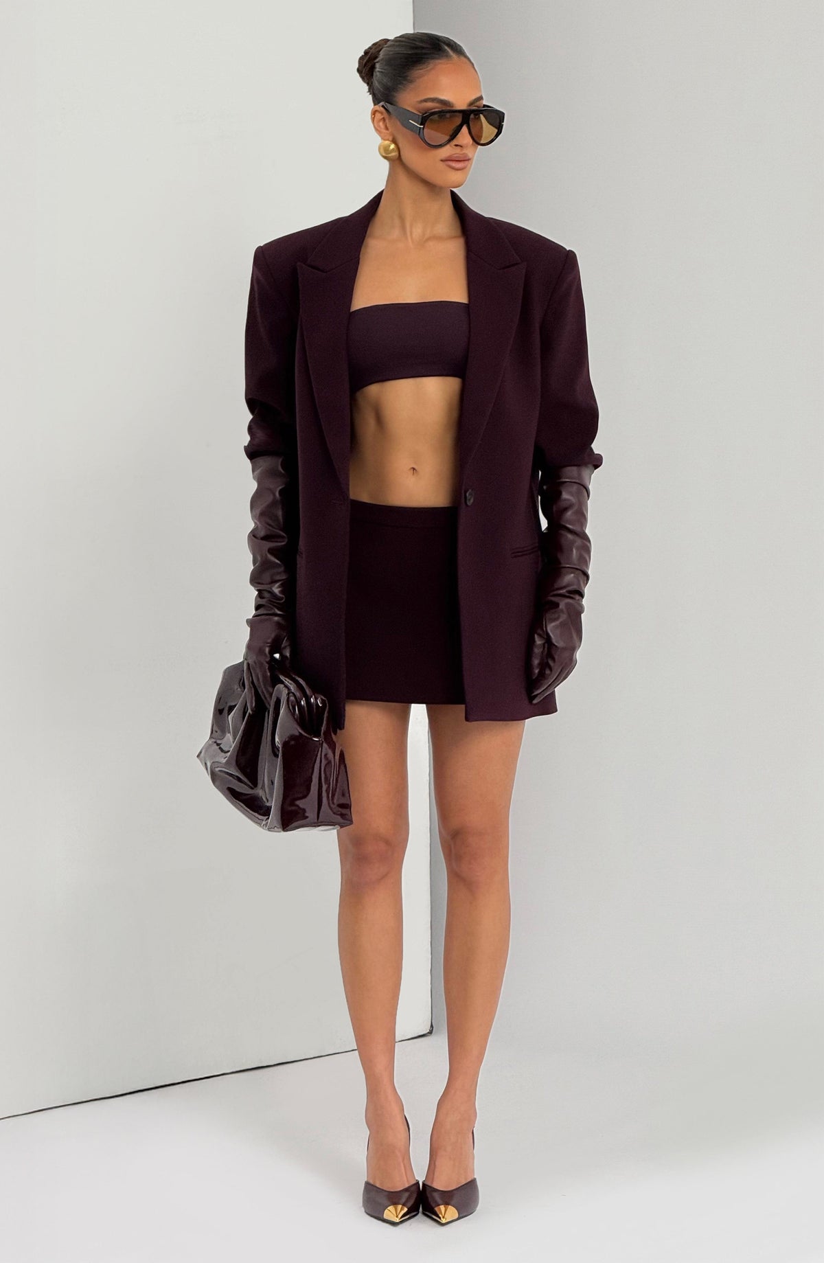 Reece Blazer - Plum - Napalia