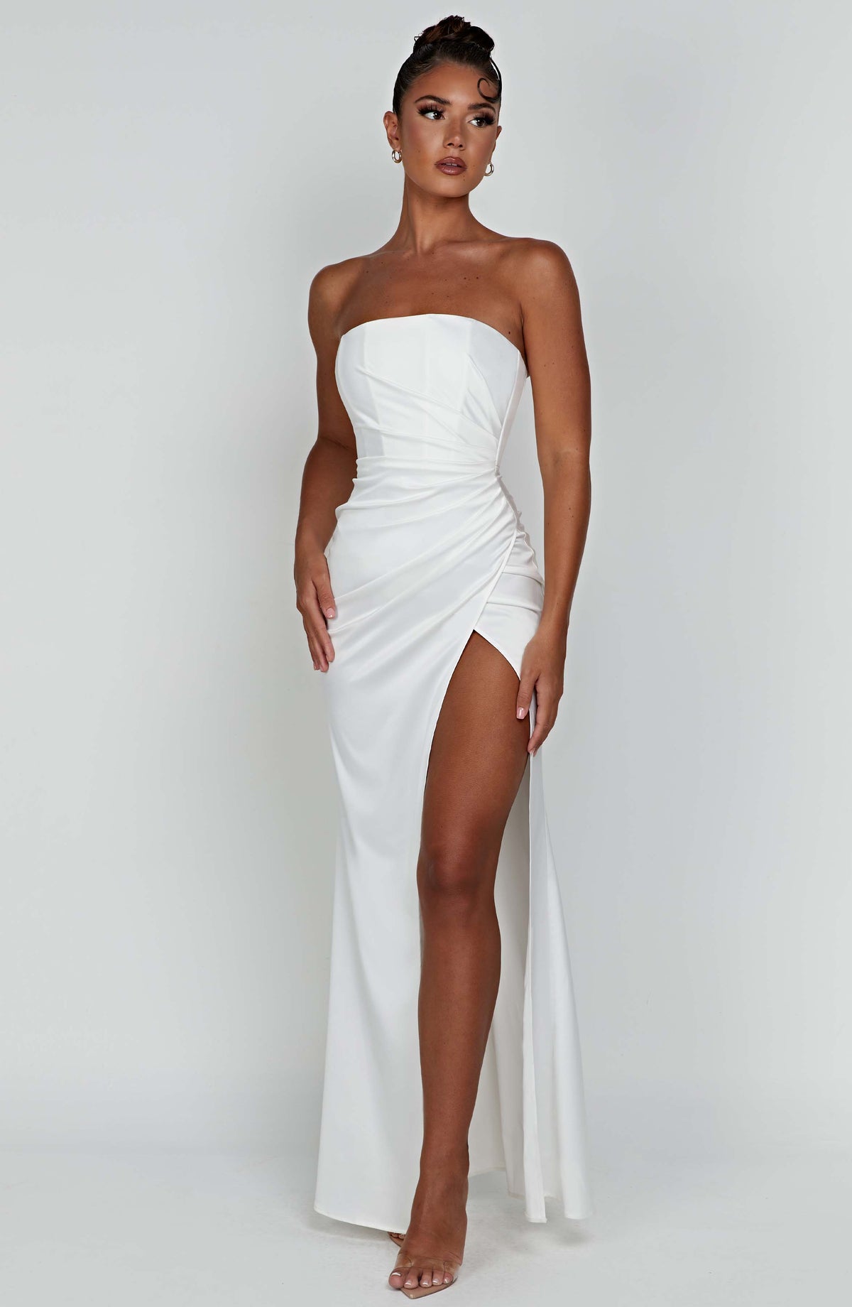Safiya Maxi Dress - Ivory - Napalia