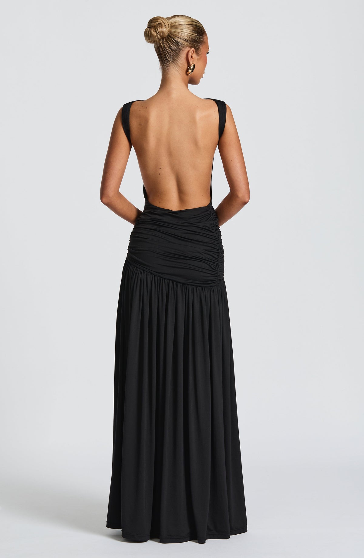 Saira Maxi Skirt - Black - Napalia