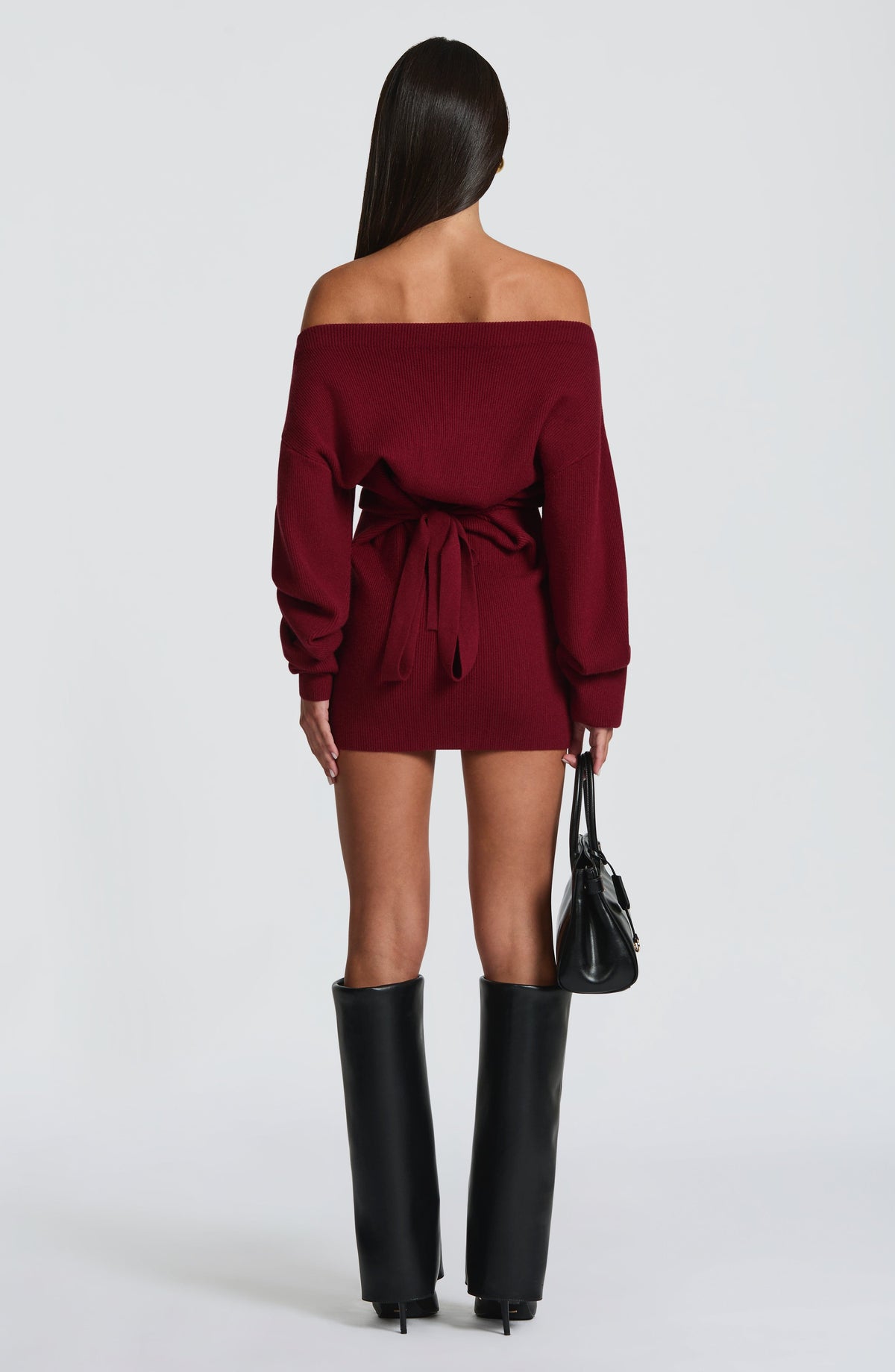 Sawyer Mini Dress - Burgundy - Napalia