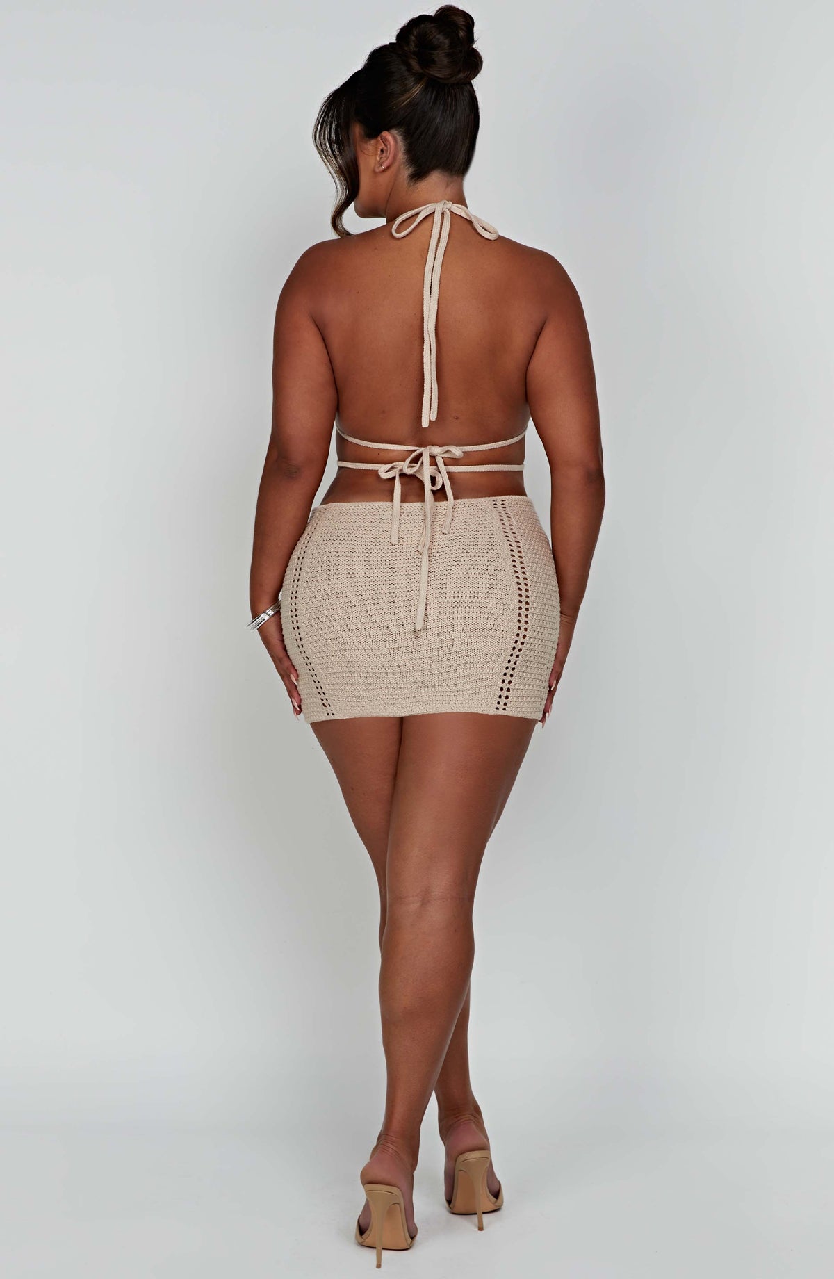 Selena Mini Dress - Cream - Napalia