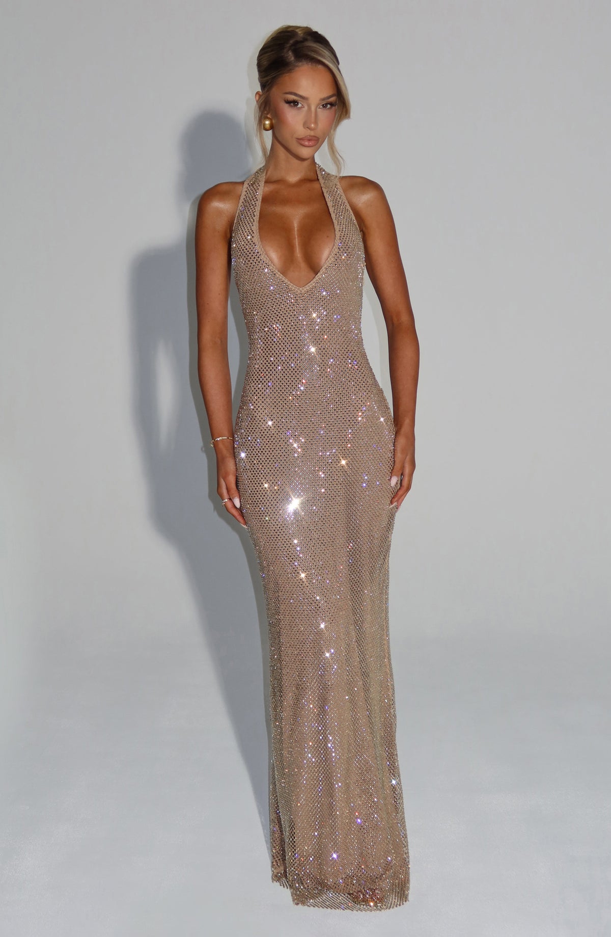 Starla Maxi Dress - Gold - Napalia